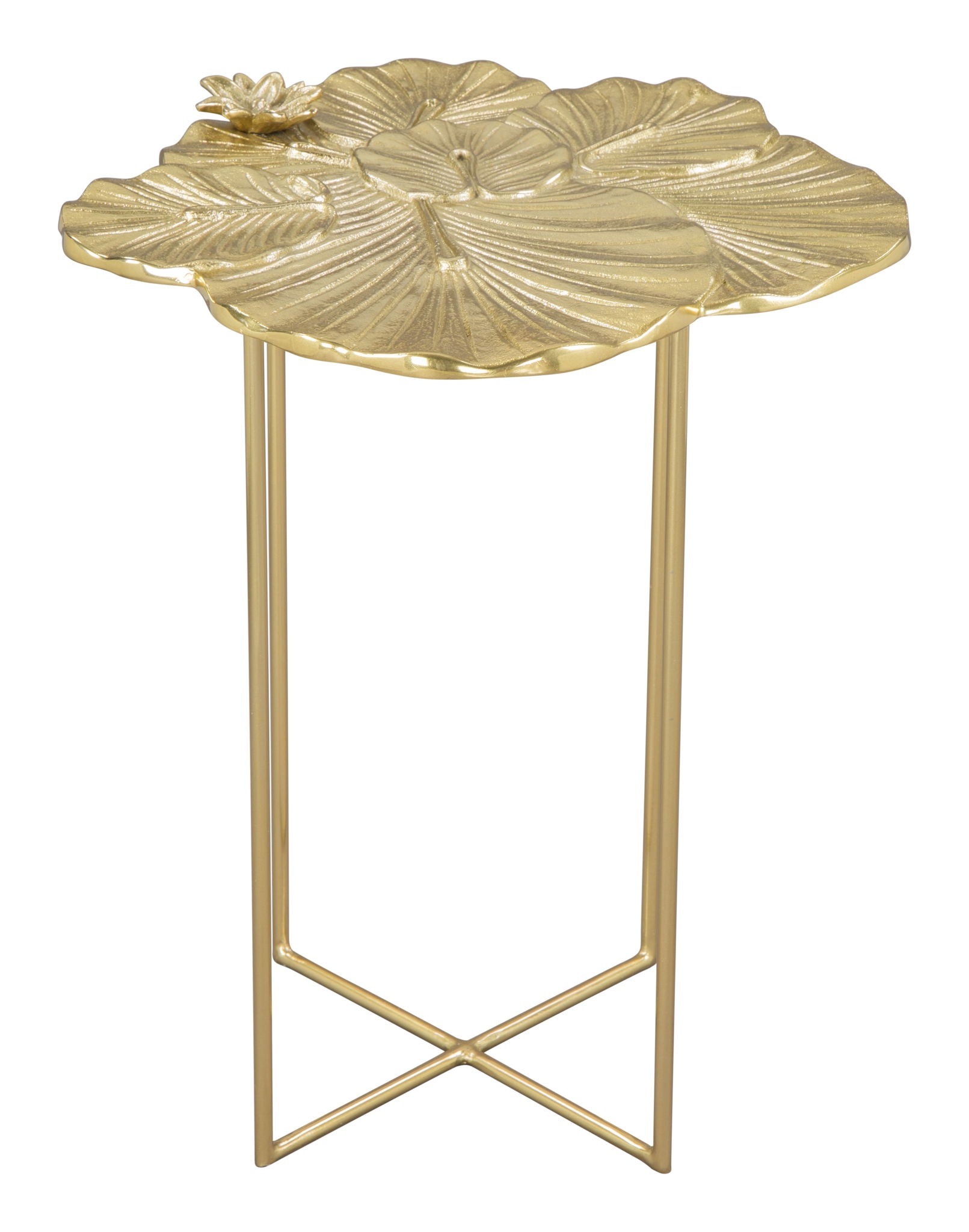 Lotus - Side Table - Gold