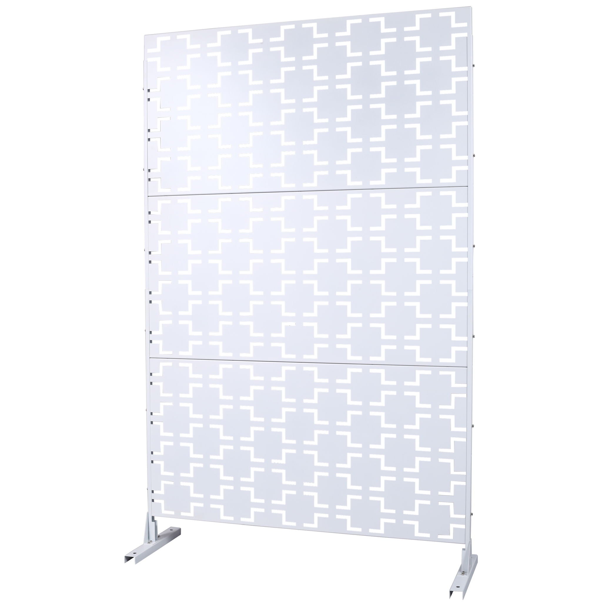 Outdoor & Indoor Metal Privacy Freestanding Decorative Screen