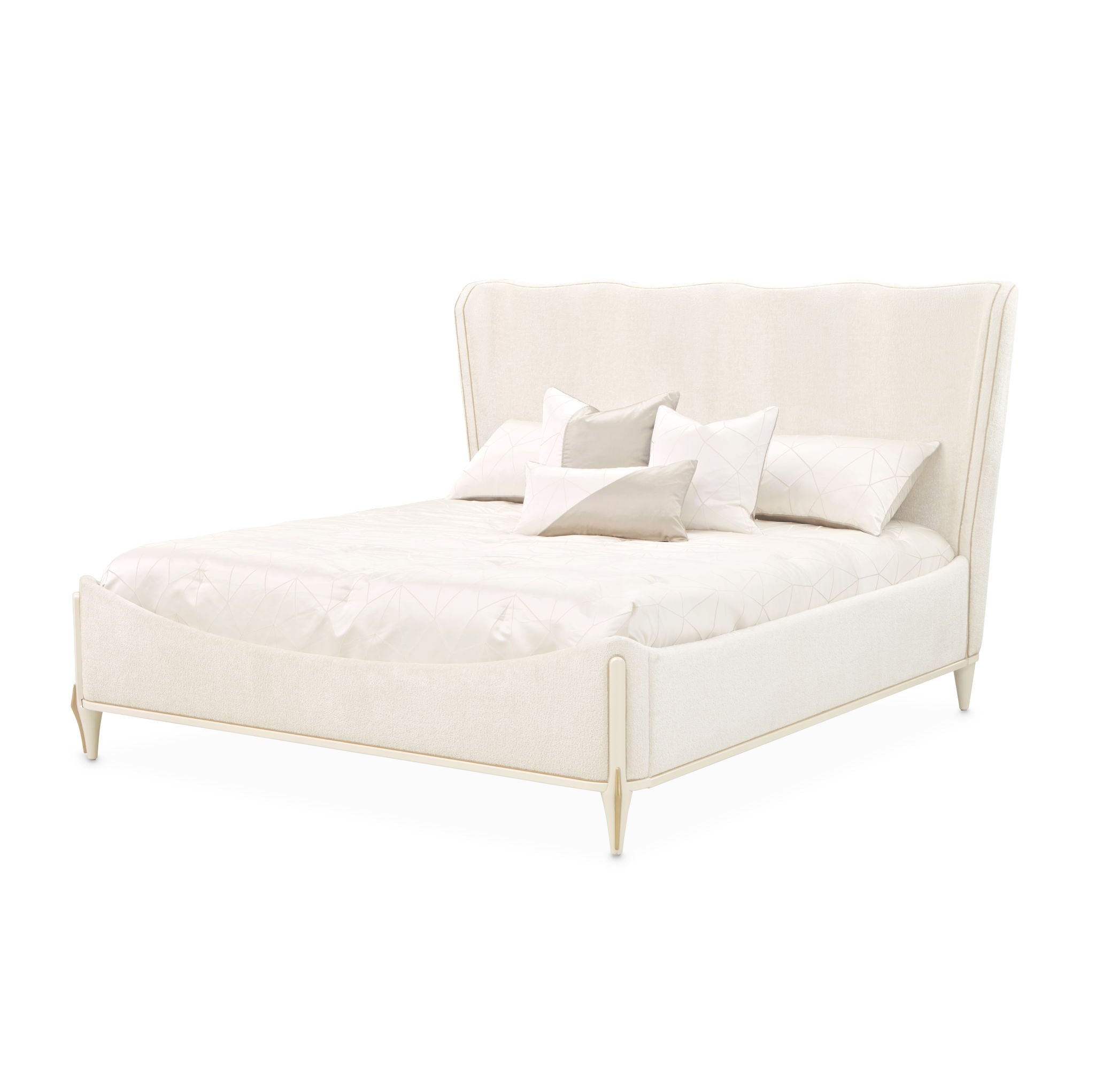 La Terrazza - Queen Panel Bed - Creamy Pearl