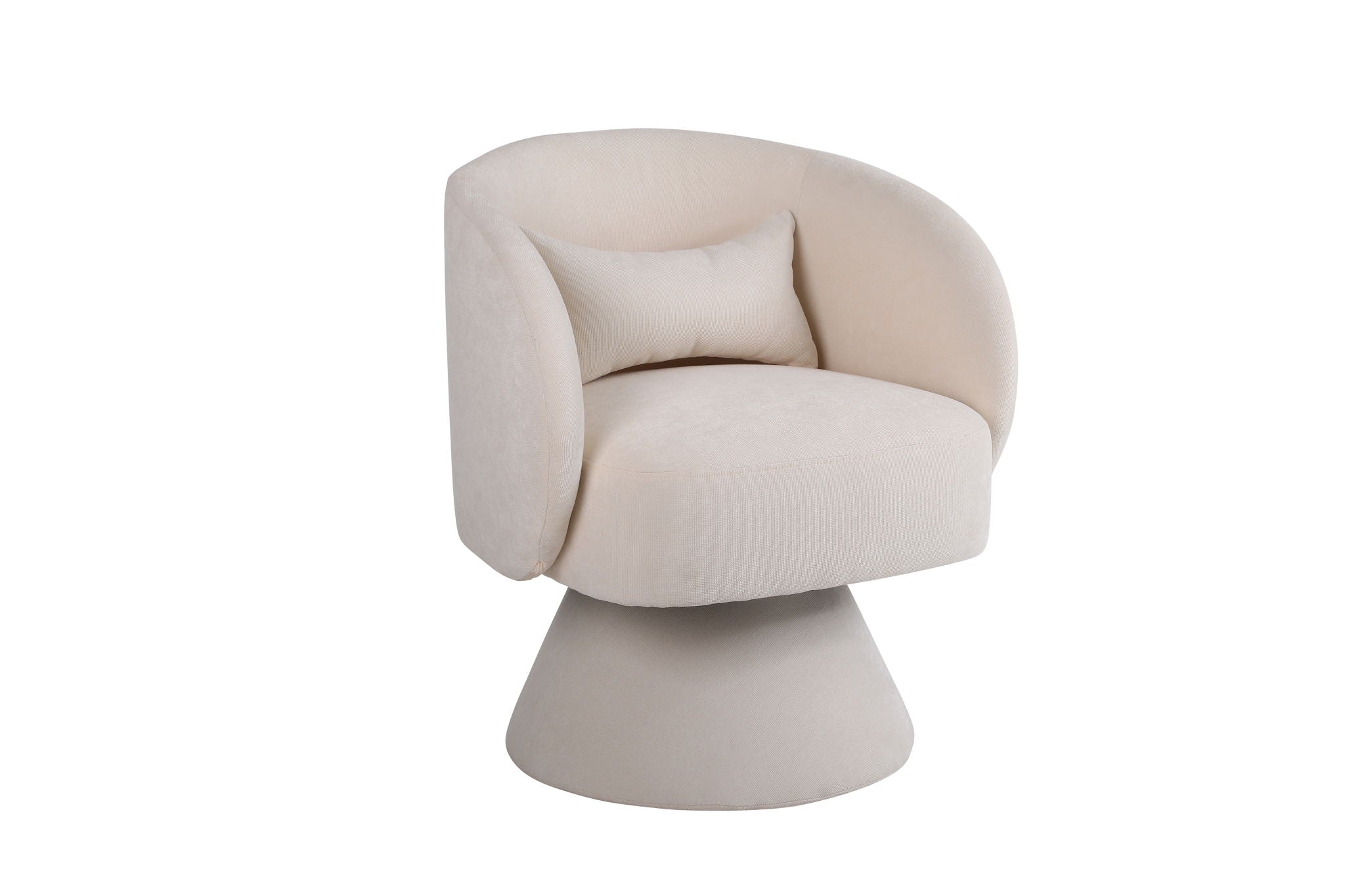 Swivel Accent Chair Armchair, Round Barrel Chair For Living Room Bedroom