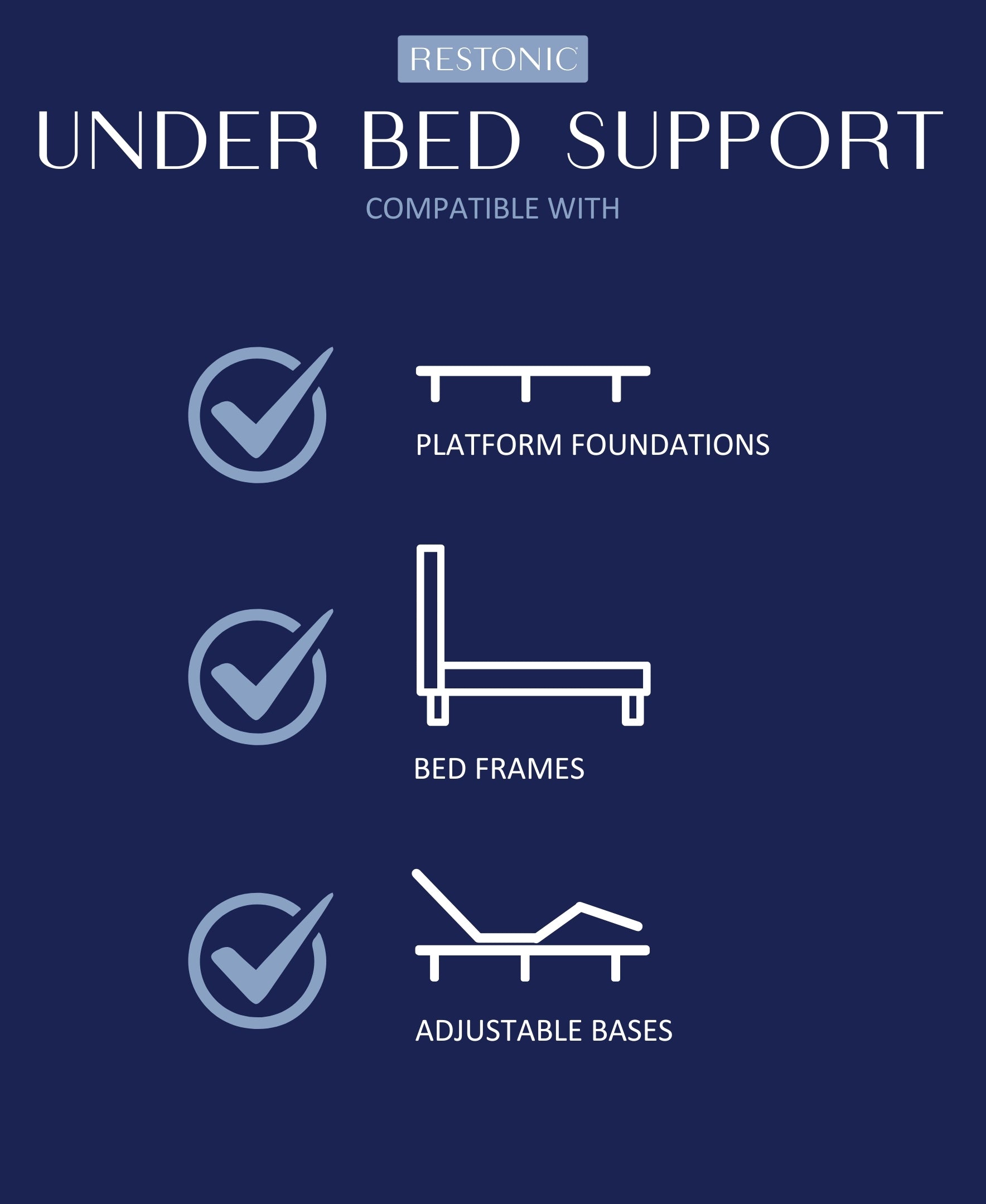 Restonic ComfortCare Hybrid Restful Nights Plush King Mattress