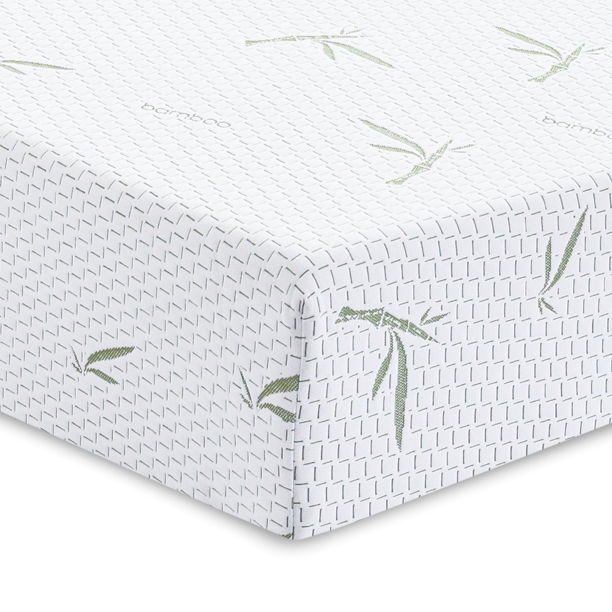 8-inch dual layer memory foam mattress with bamboo infused cover
