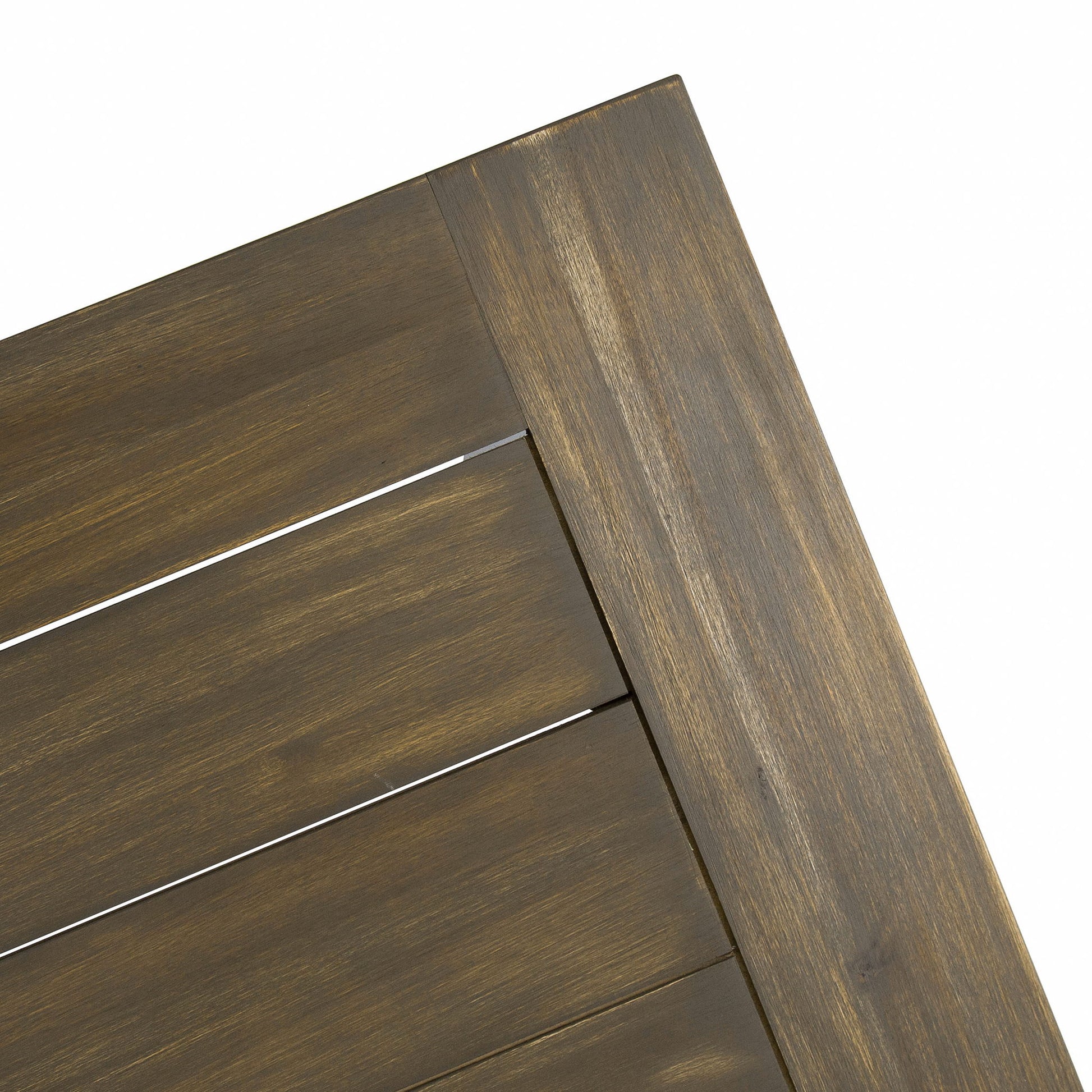 Acacia Wood Dining Table With Slat Design - Best Buy Furniture