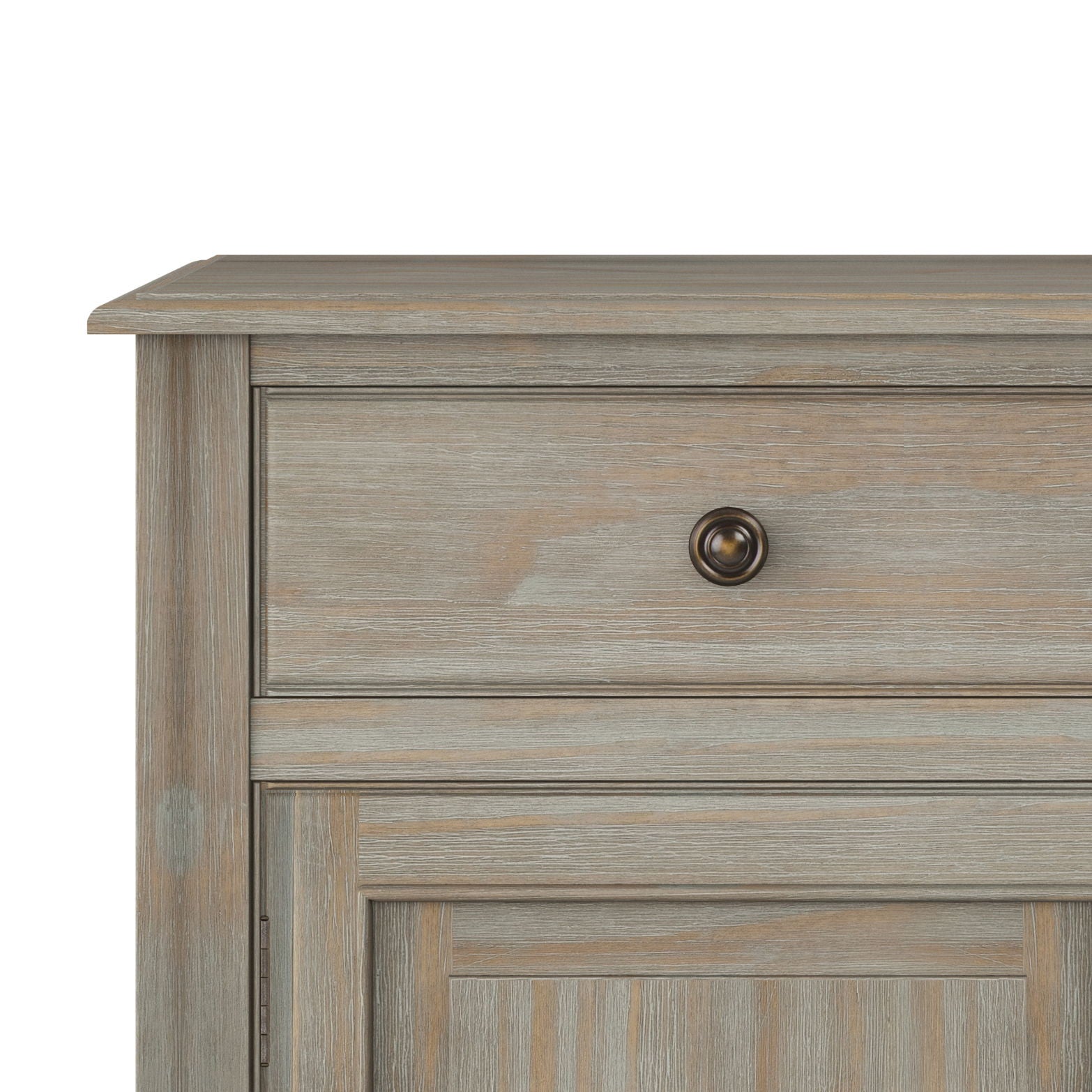 Connaught - Entryway Storage Cabinet - Distressed Gray - Best Buy Furniture