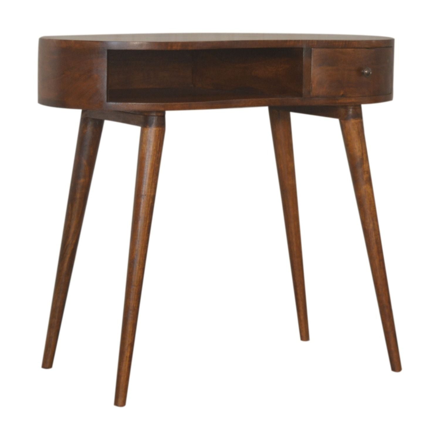 Rounded Writing Desk - Chestnut - Best Buy Furniture
