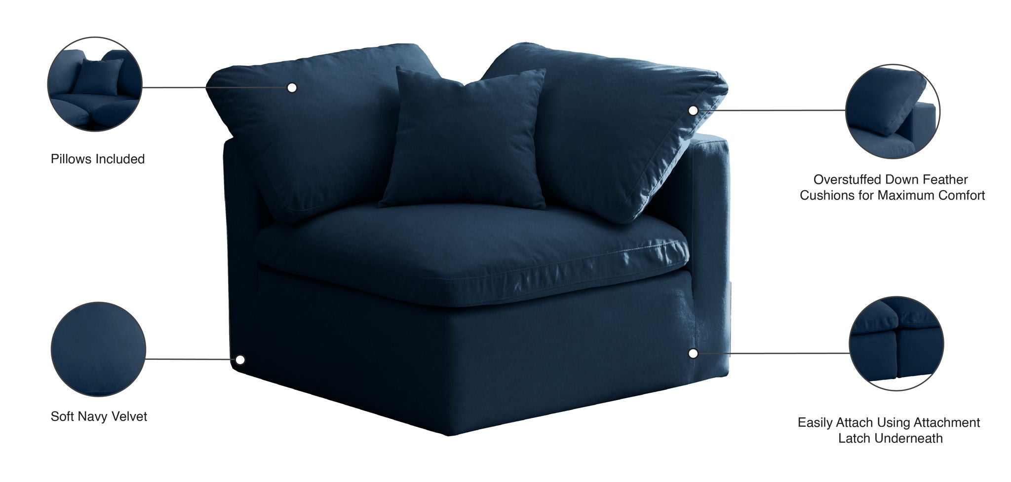 Plush - Modular Corner Chair