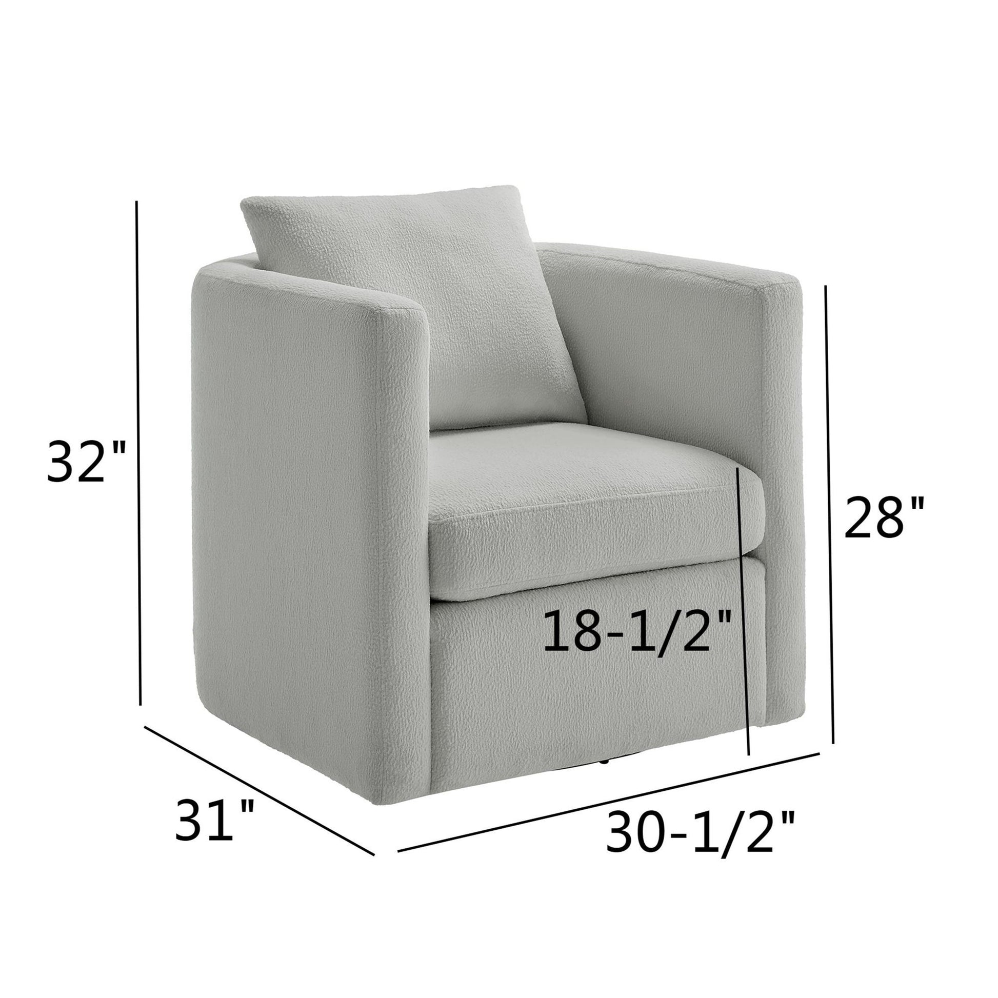 Sutton - Swivel Barrel Chair - Best Buy Furniture