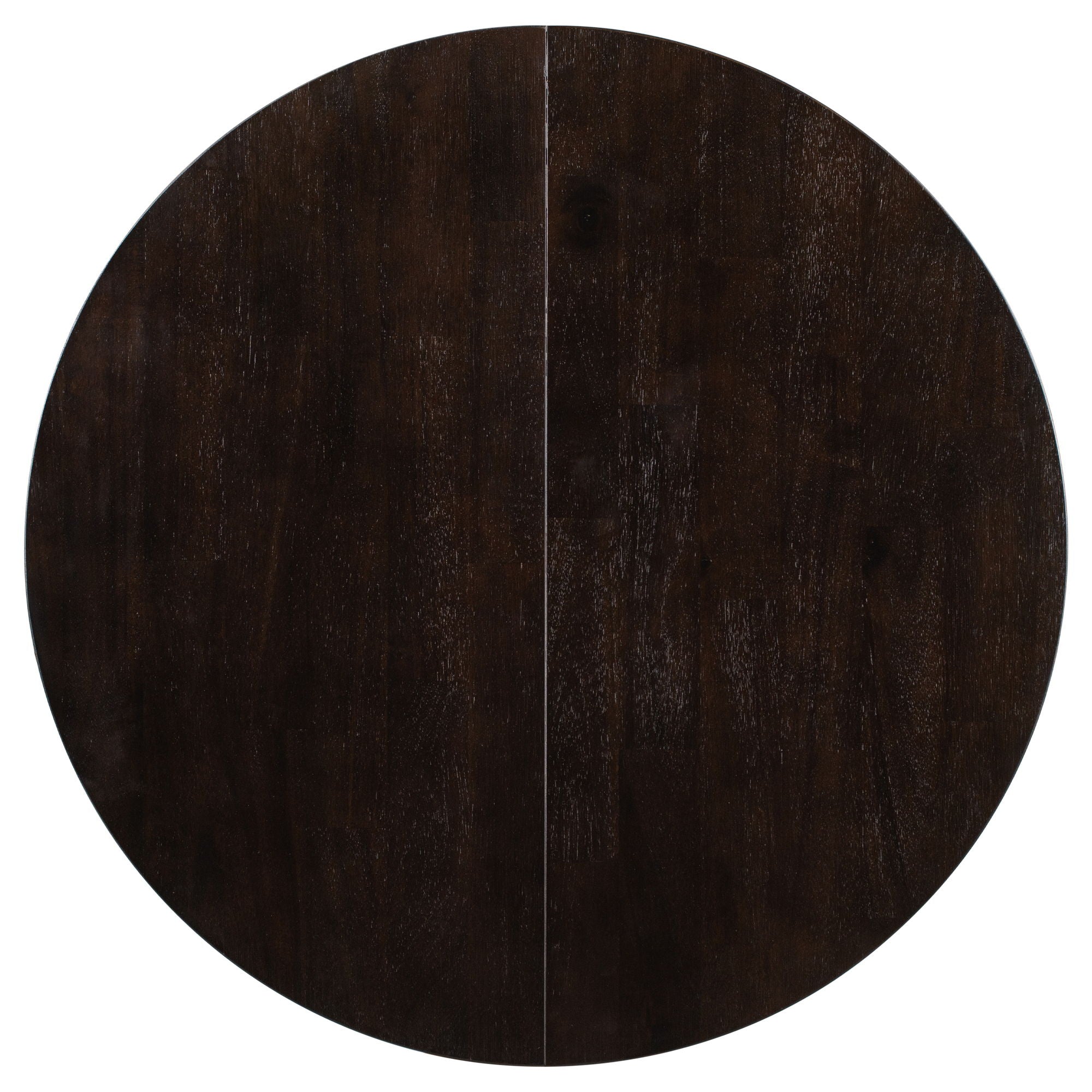 Gia - Round Extendable Dining Table With 16" Leaf Wood