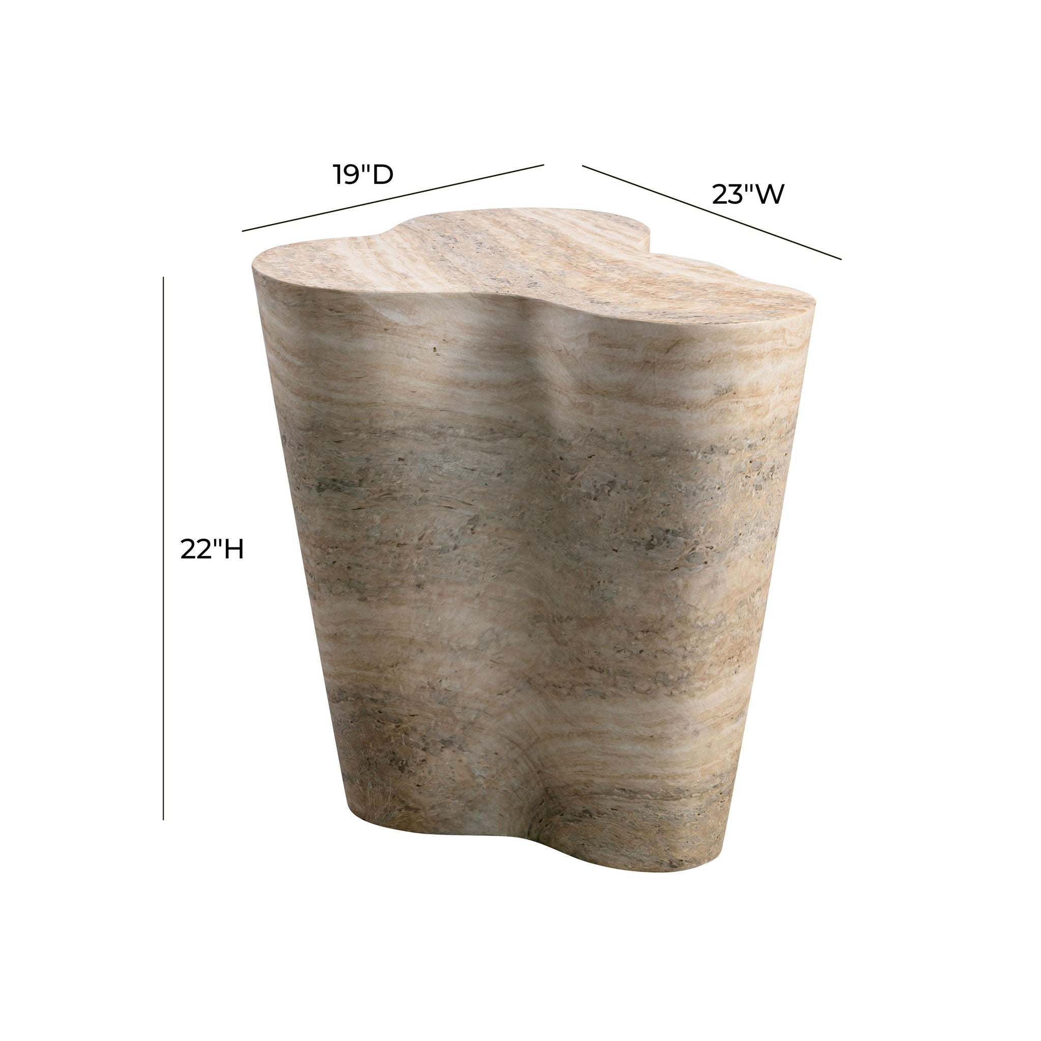 Slab - Tall Side Table
