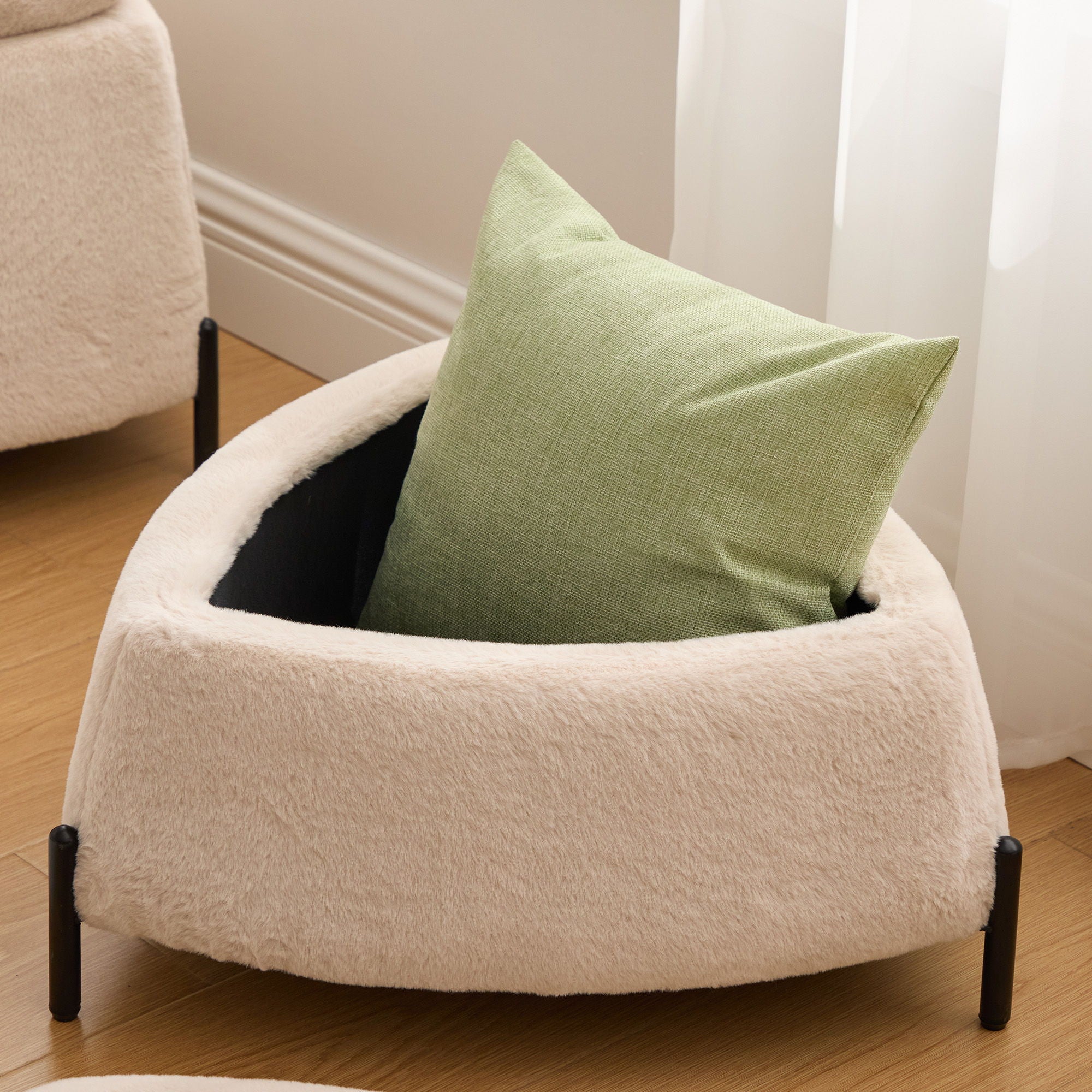 Upholstered Storage Ottoman Set With Reversible Lid