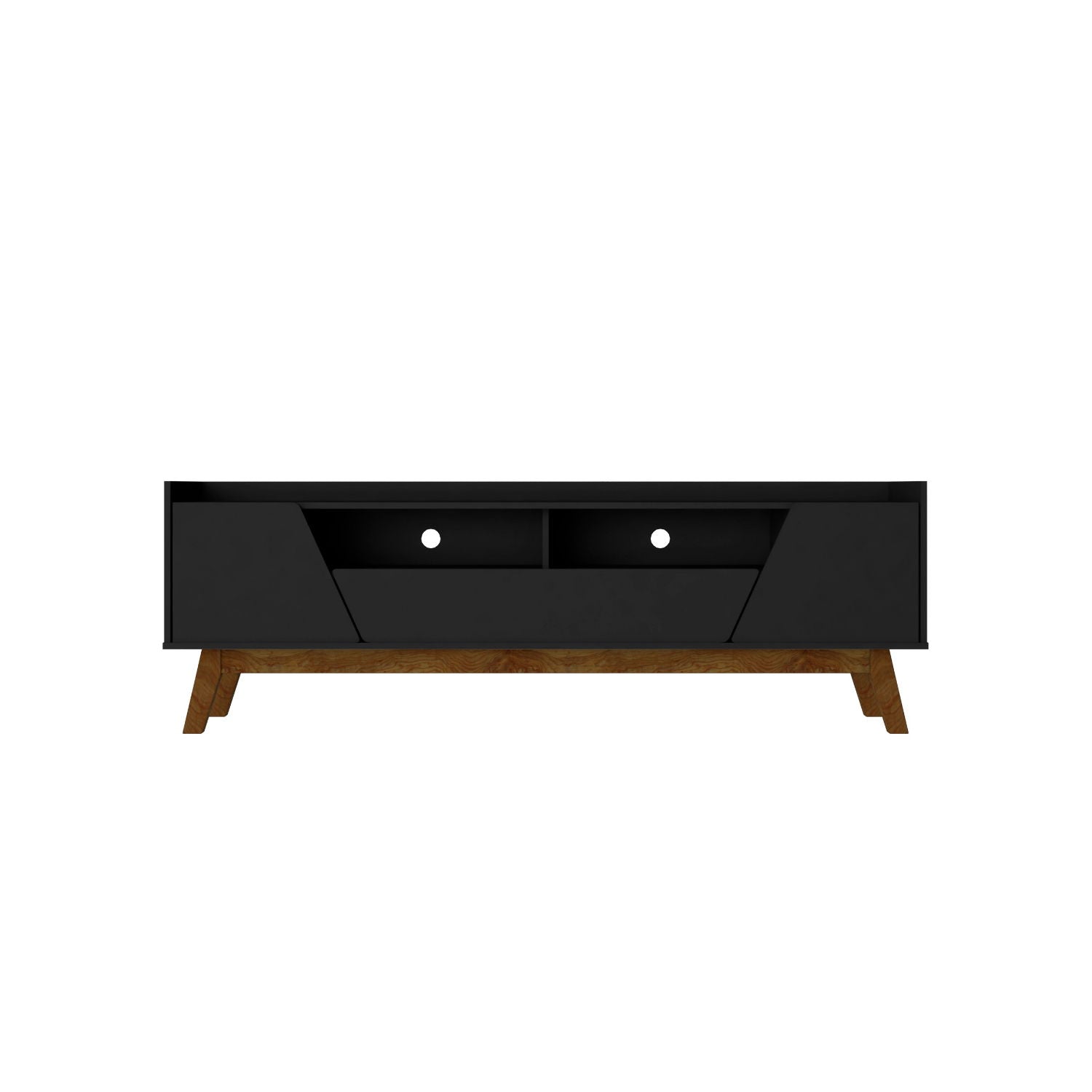 Marcus - TV Stand With 4 Shelves And Soft Close Doors
