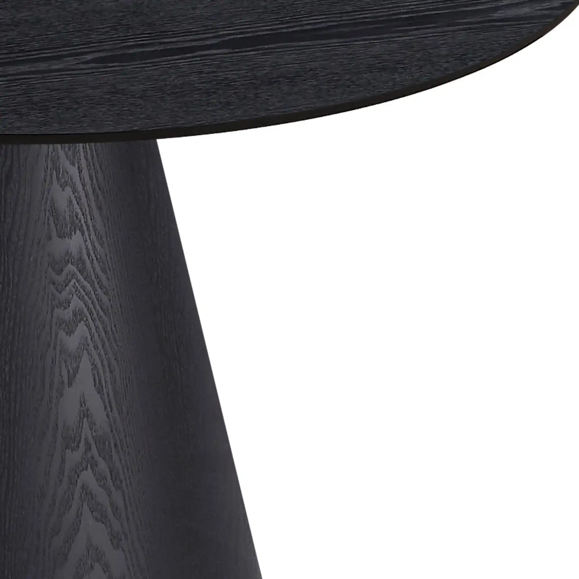 47.24'' Round Dining Table, Modern Kitchen Table Circular MDF Finish Tabletop for Leisure Coffee Table ,BLACK - Best Buy Furniture