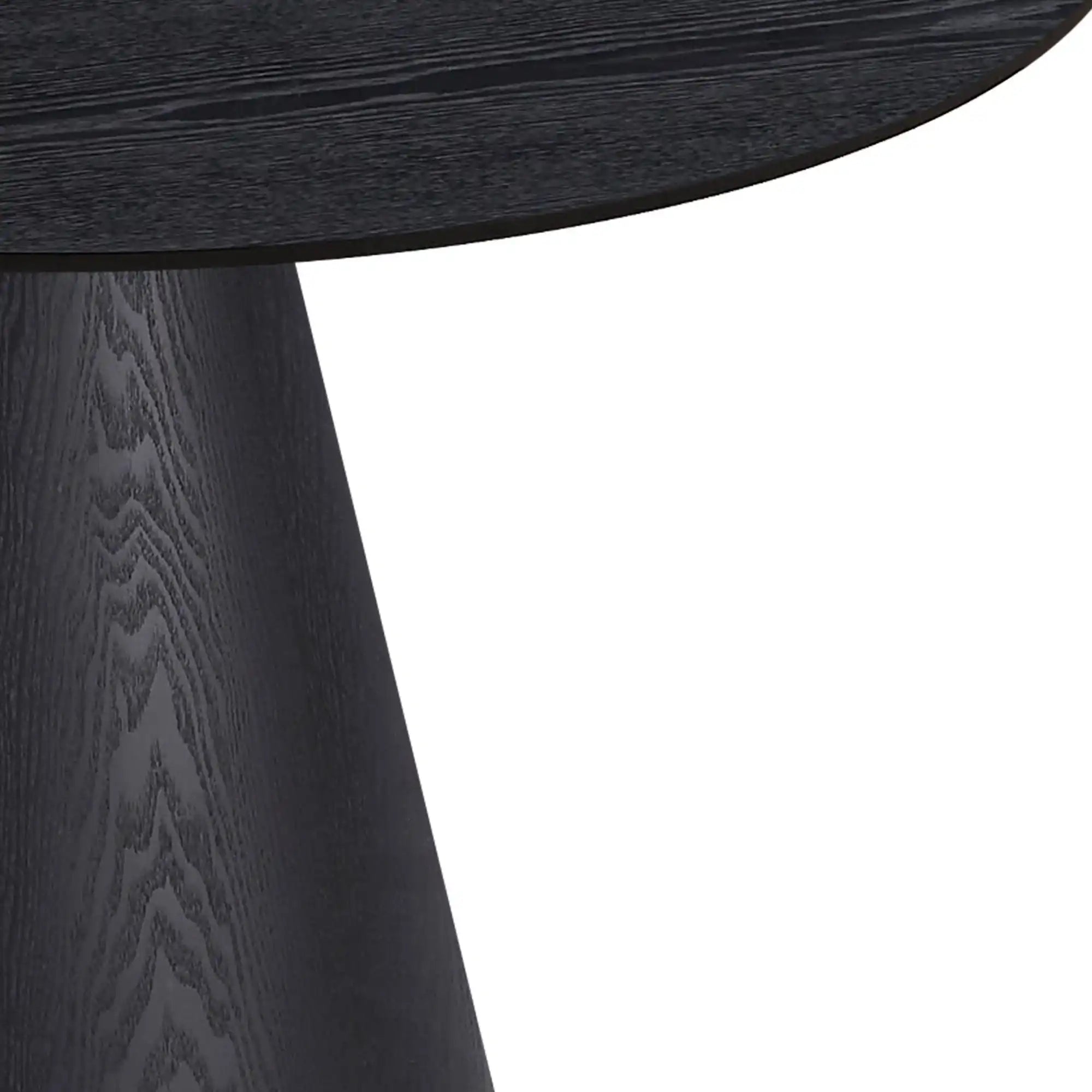 47.24'' Round Dining Table, Modern Kitchen Table Circular MDF Finish Tabletop for Leisure Coffee Table ,BLACK - Best Buy Furniture