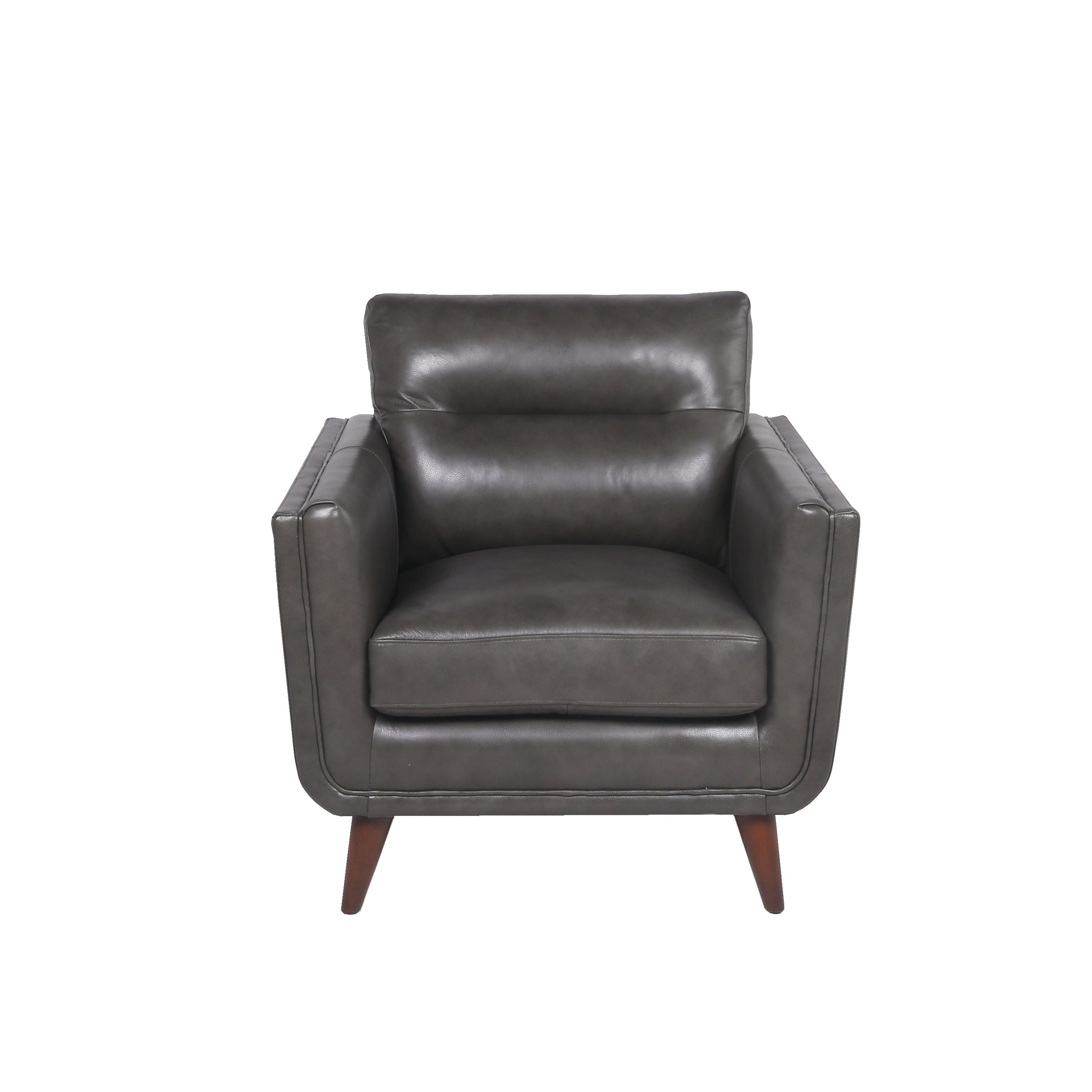 Mid-Century Leather Chair - Best Buy Furniture