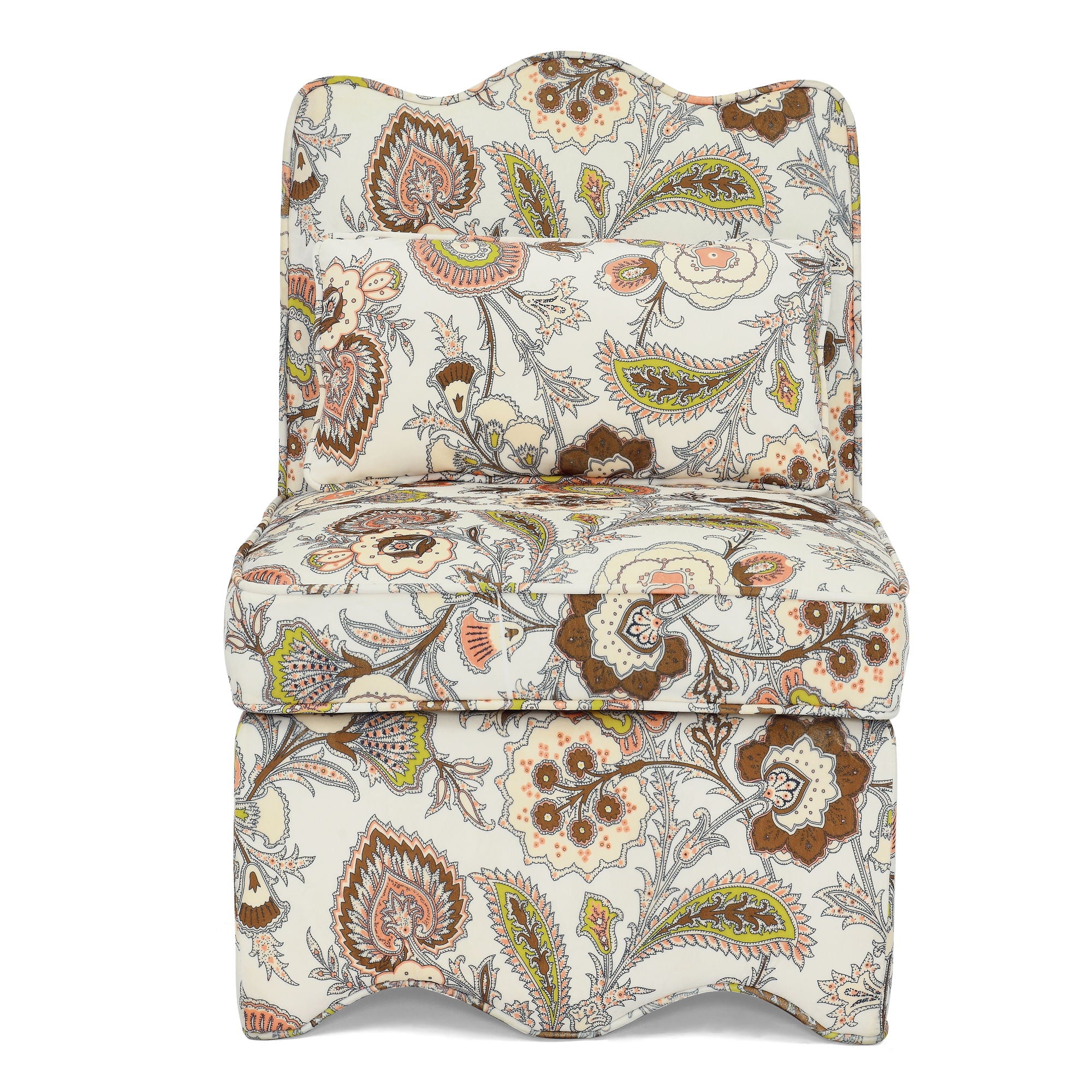 Stylish Flannel Dining Chair With Soft Cushion And Backrest