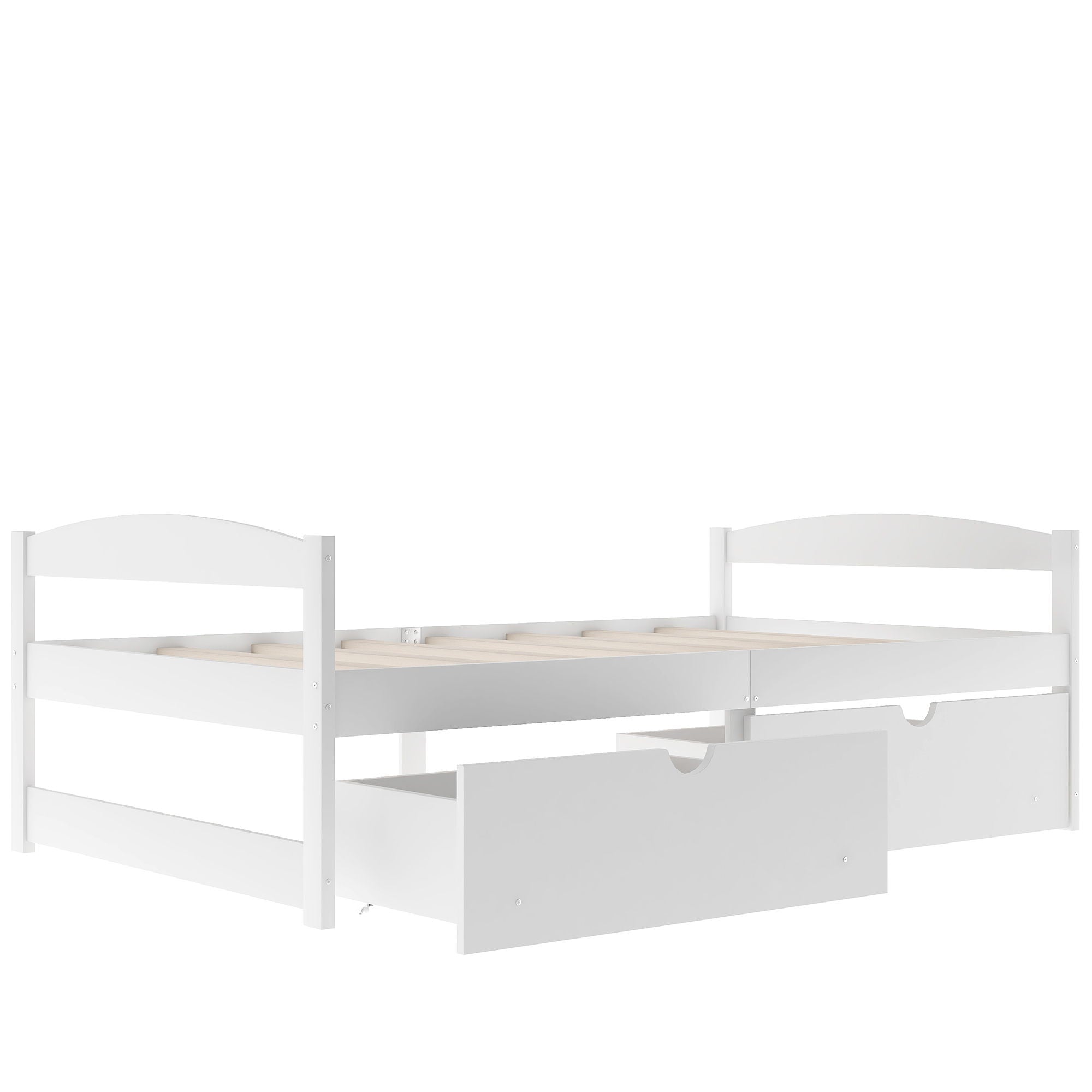 Platform Bed With 2 Drawers