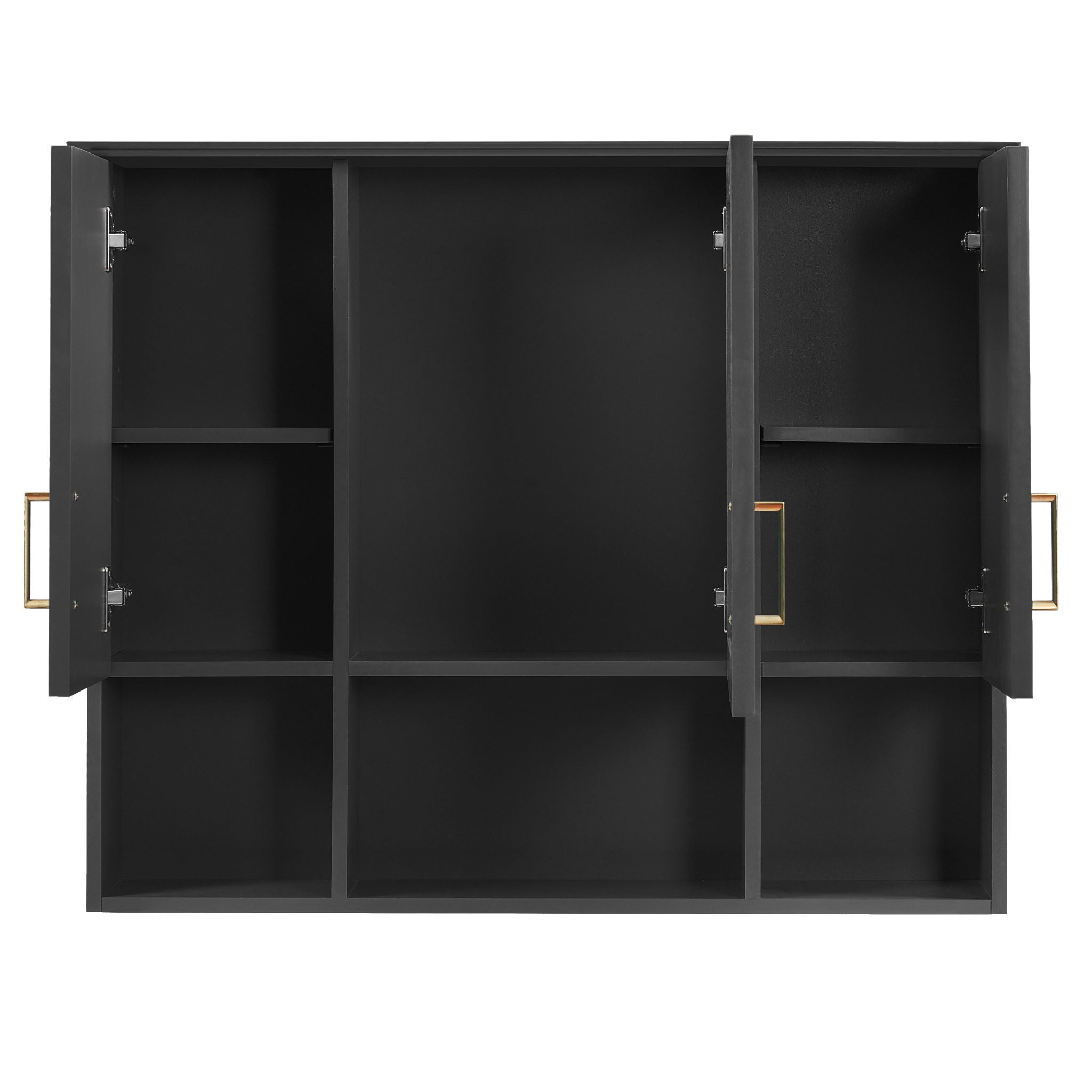 Modern Wall Mounted Medicine Cabinet With Adjustable Shelves, Soft Close Doors, High Define Mirror