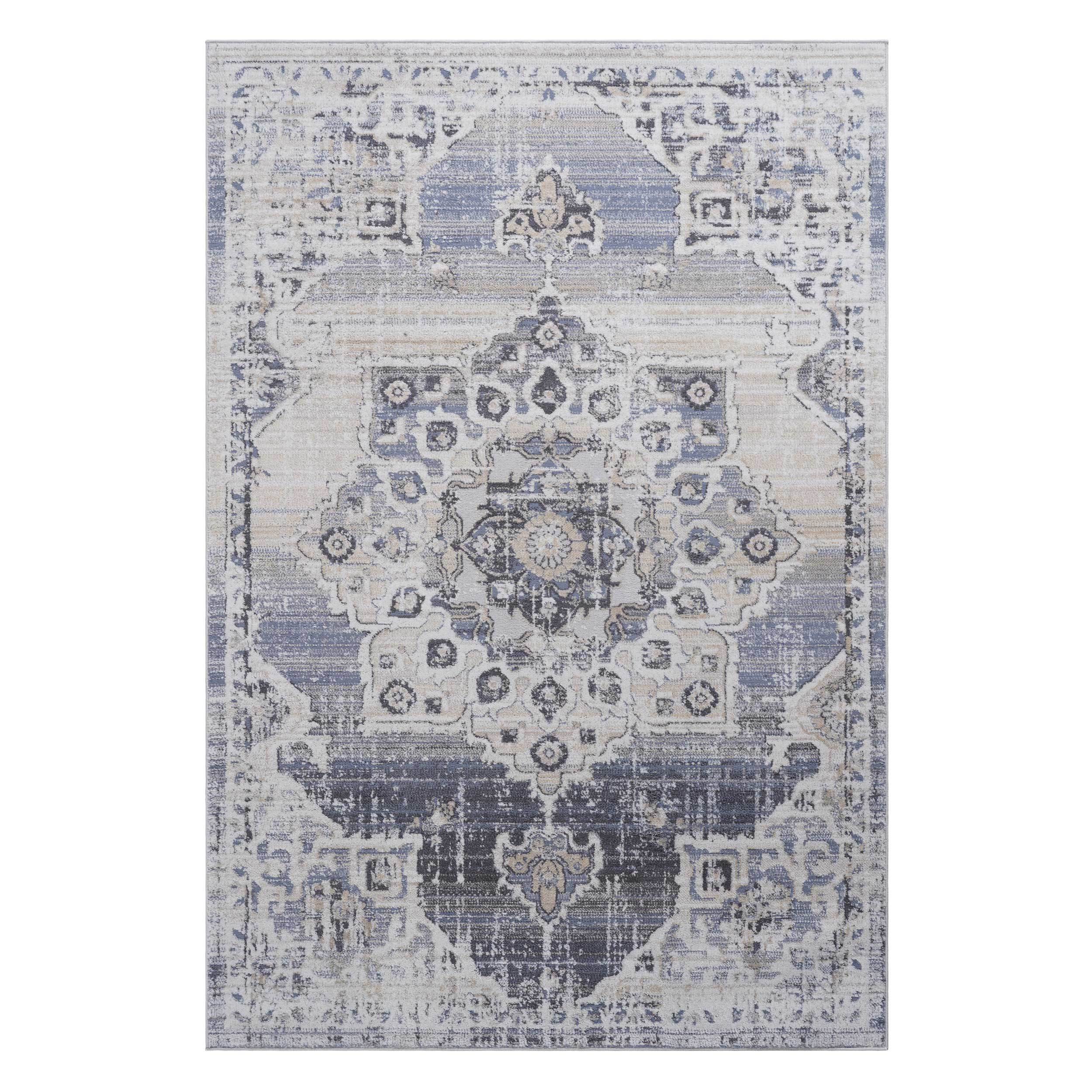 NAAR PAYAS Collection Medallion Non-Shedding  and Stain Resistant Area Rug