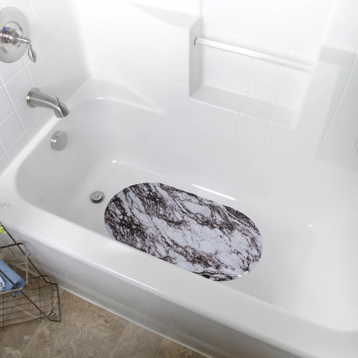 Non Skid Bubble Bath Mat - 4 Colors!