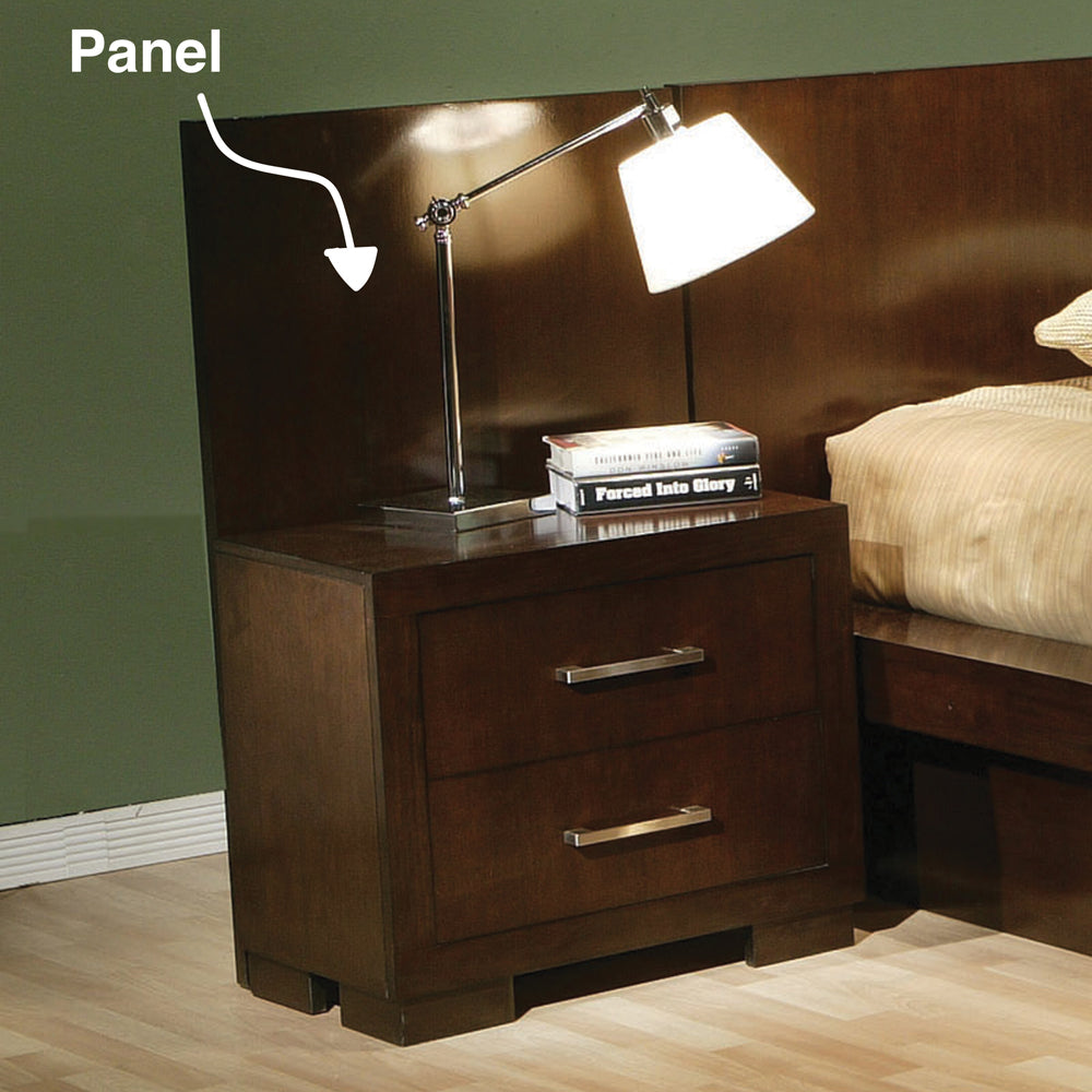 Jessica Wood Bed Panels Cappuccino-CoasterEssence