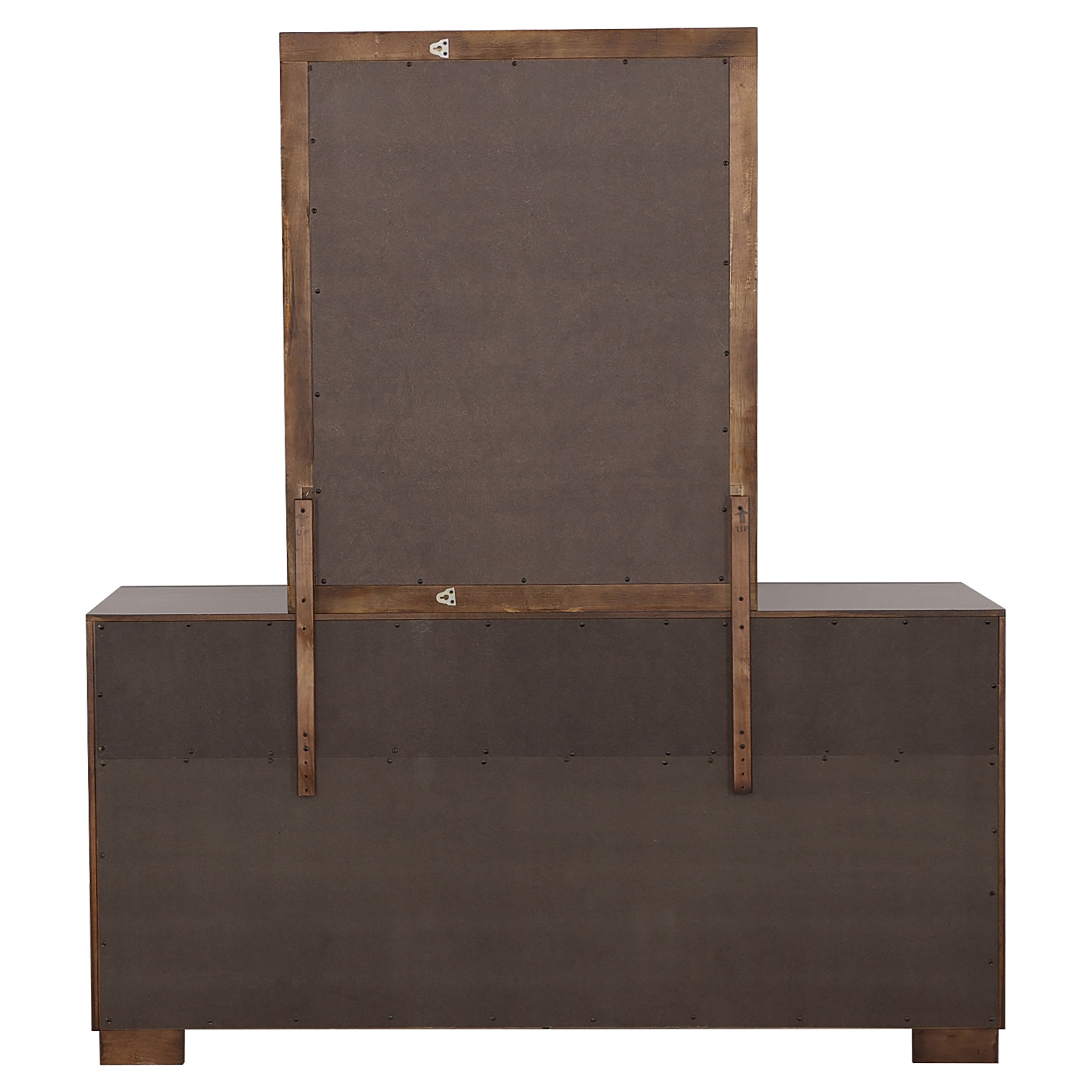 Jessica 6-drawer Dresser with Mirror Cappuccino-CoasterEssence