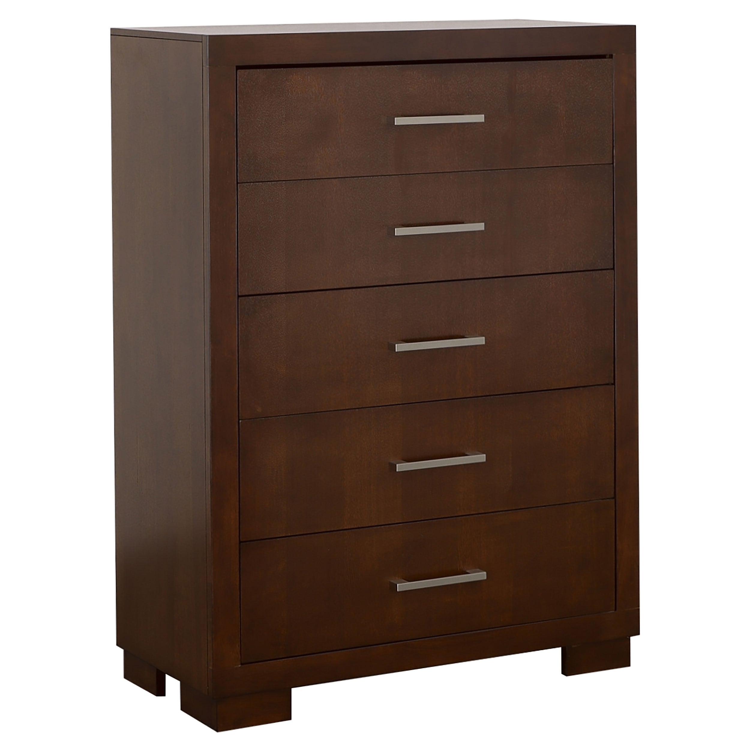 Jessica 5-drawer Bedroom Chest Cappuccino-CoasterEssence