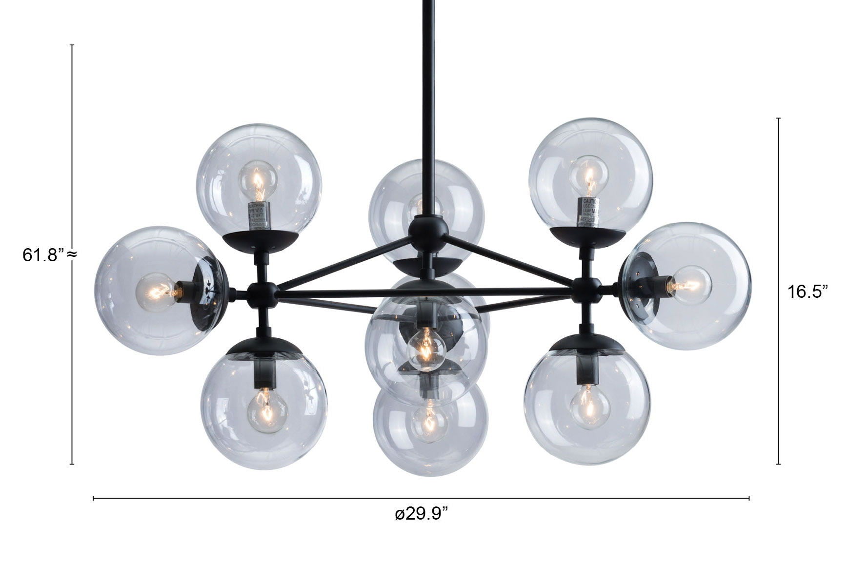 Belfast - Ceiling Lamp - Black