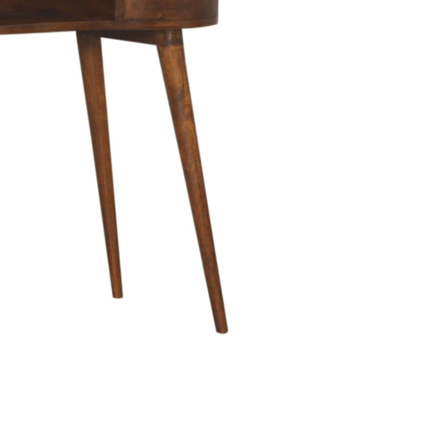 Rounded Writing Desk - Chestnut - Best Buy Furniture