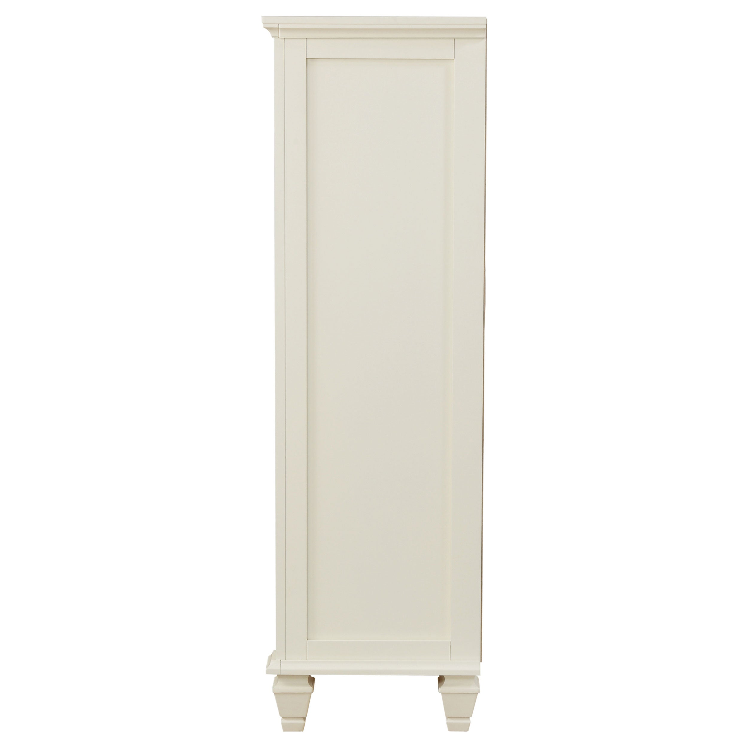 Sandy Beach 5-drawer Bedroom Chest Cream White-CoasterEssence