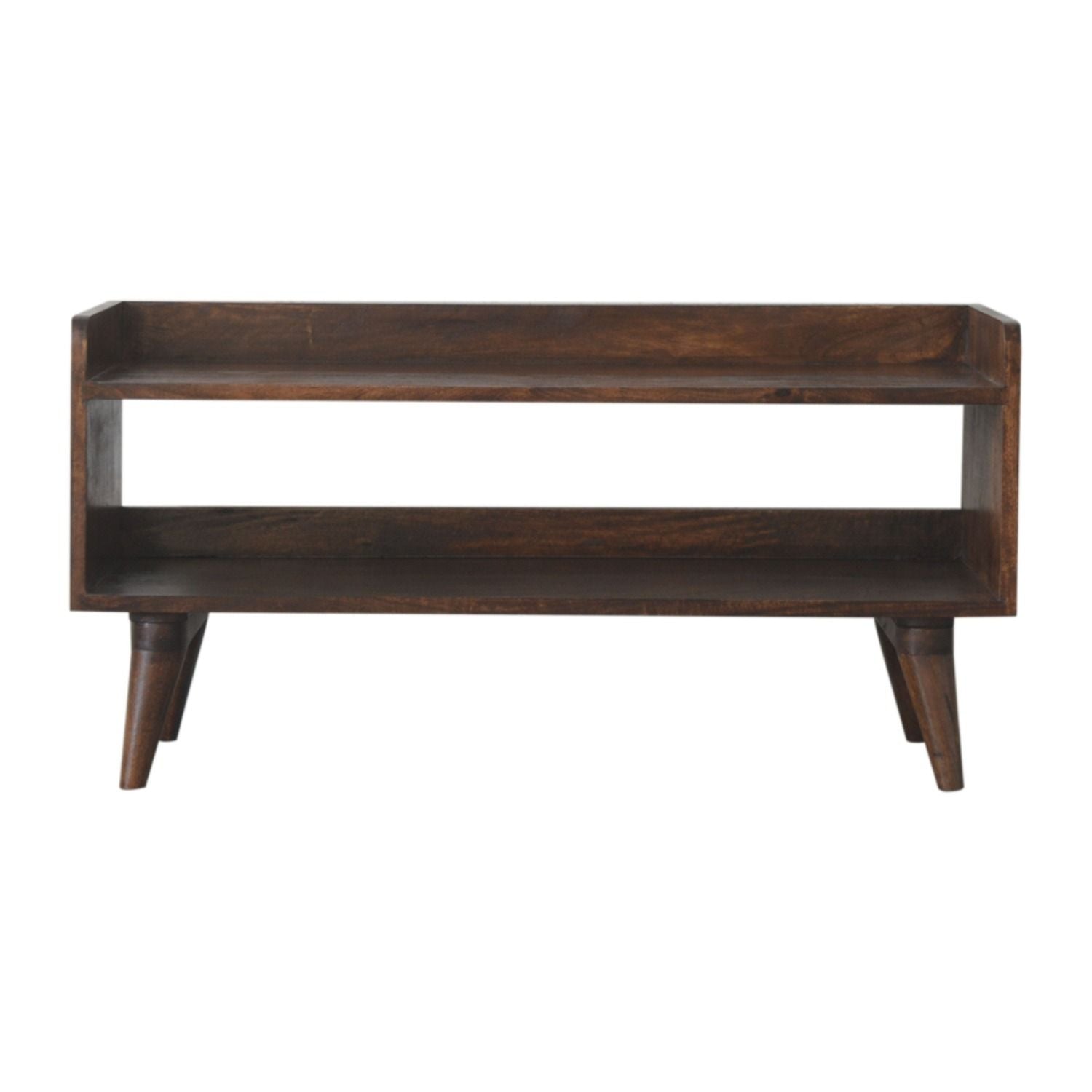 Nordic Storage Bench - Walnut - Best Buy Furniture