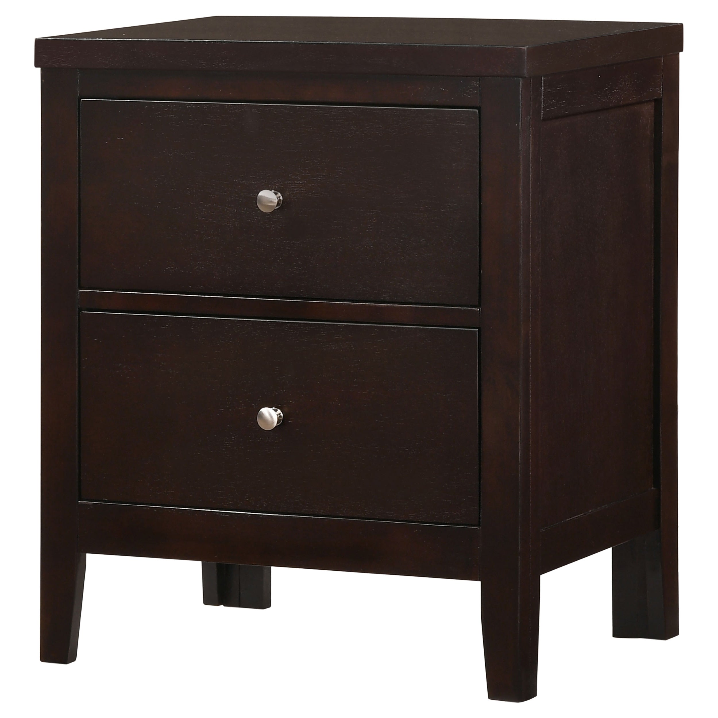 Carlton 2-drawer Nightstand Cappuccino-CoasterEveryday