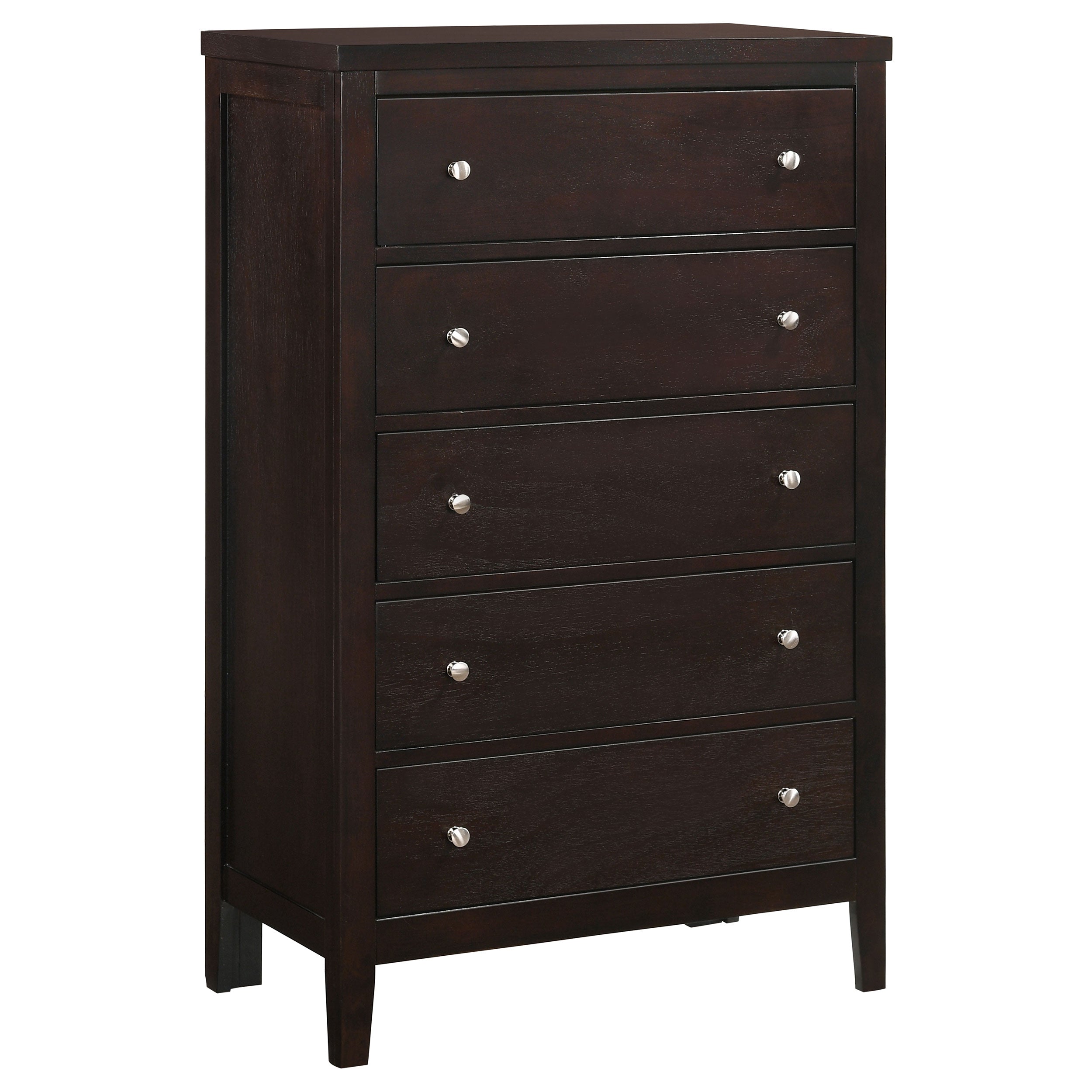Carlton 5-drawer Bedroom Chest Cappuccino-CoasterEveryday