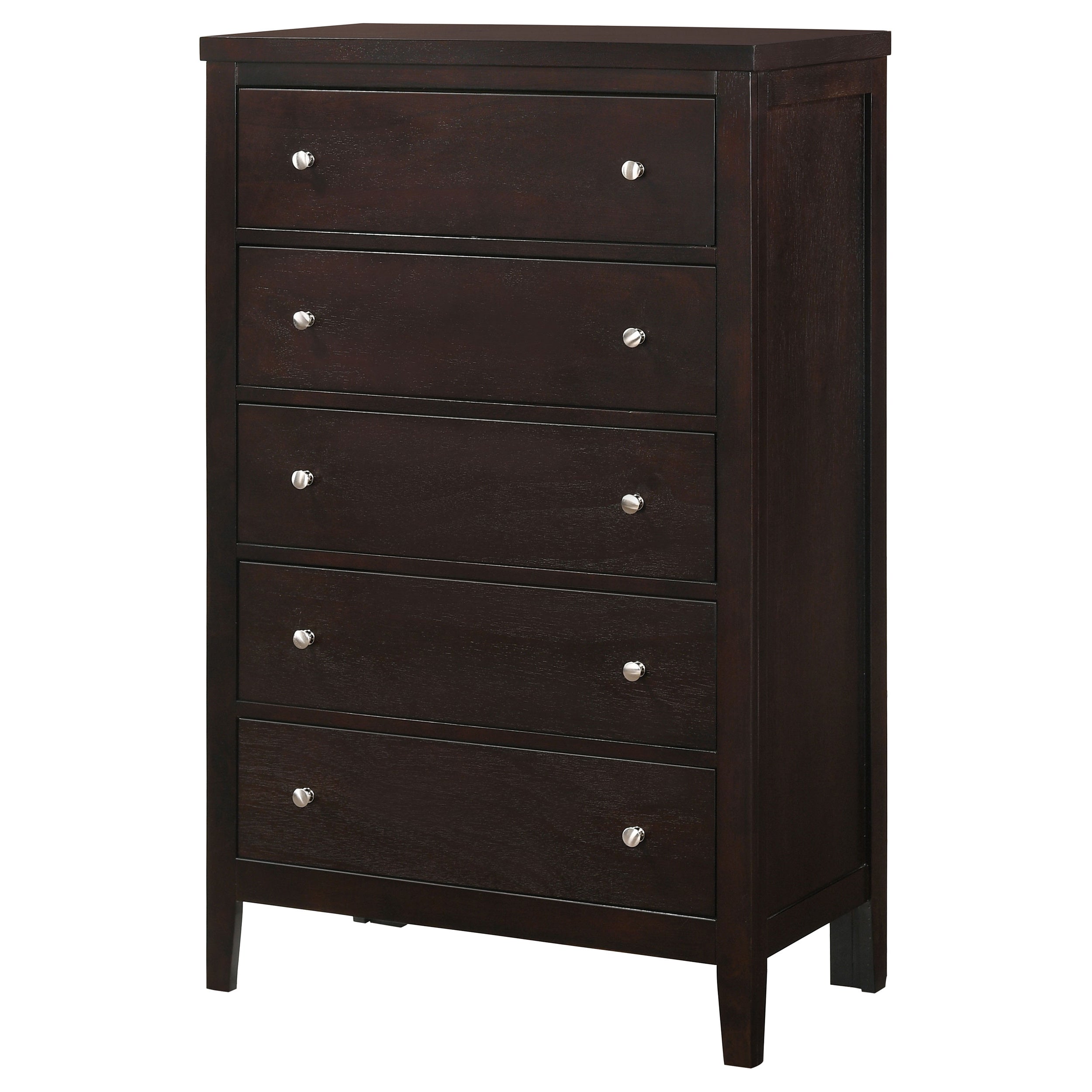 Carlton 5-drawer Bedroom Chest Cappuccino-CoasterEveryday