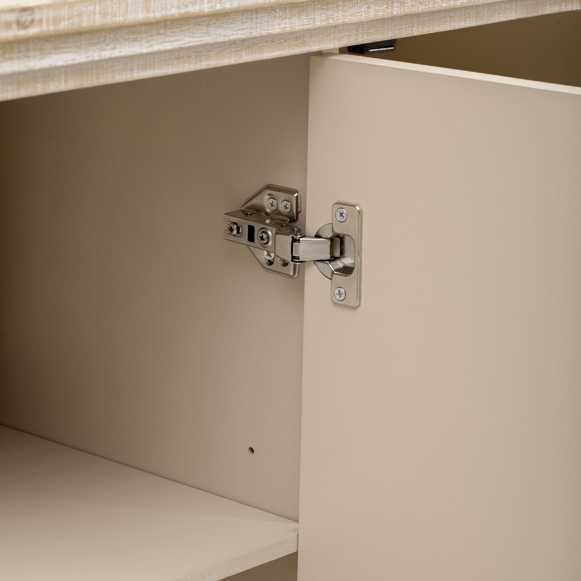 Rustic Curved Waterfall Sideboard