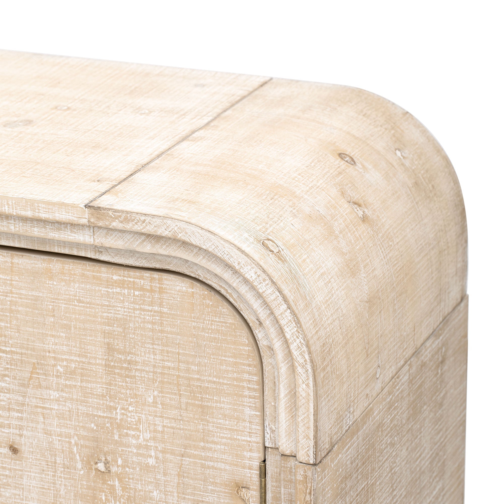 Rustic Curved Waterfall Sideboard