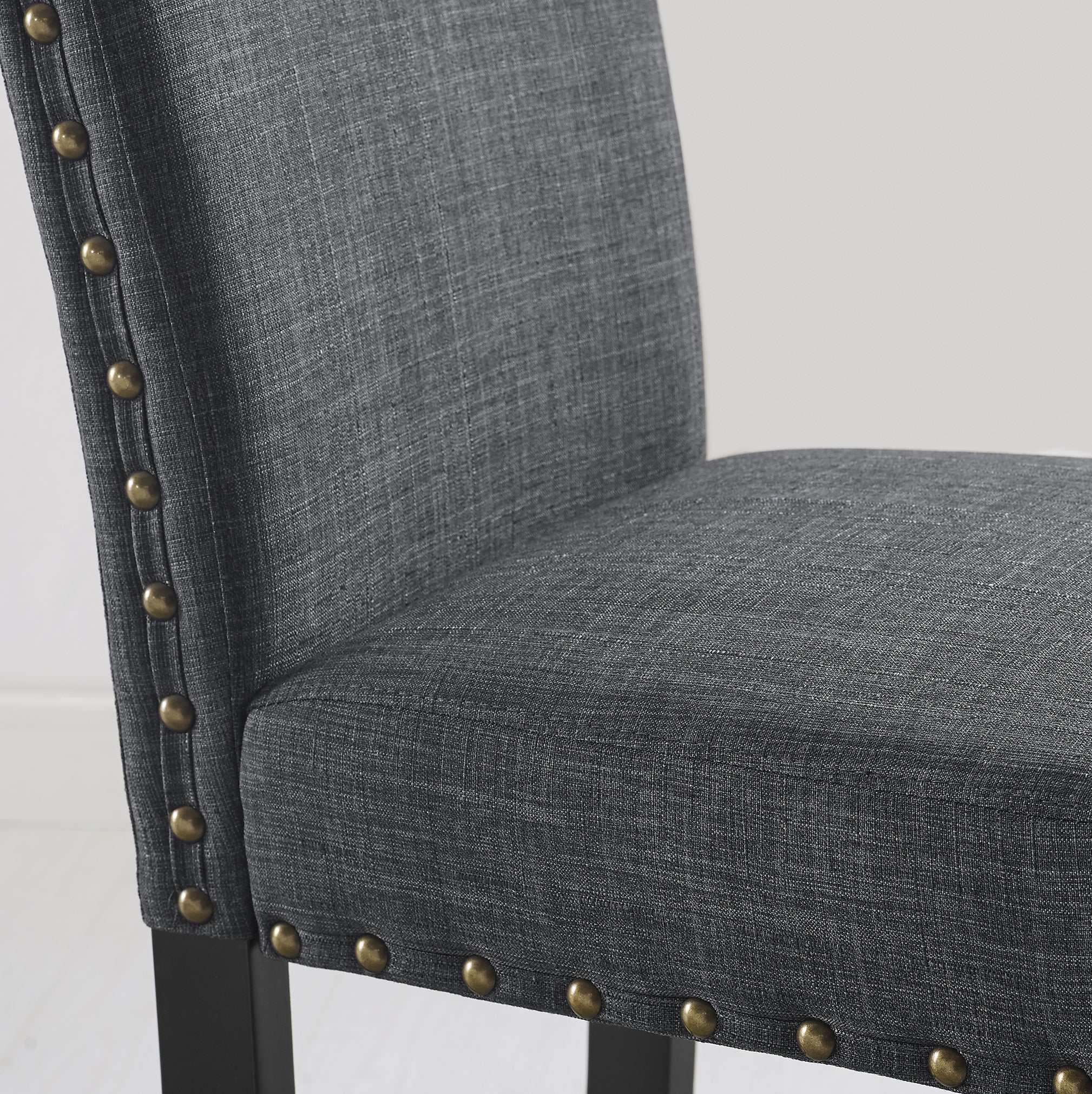 Eleanor Upholstered Dining Chairs with Nailhead Trim - Set of 2