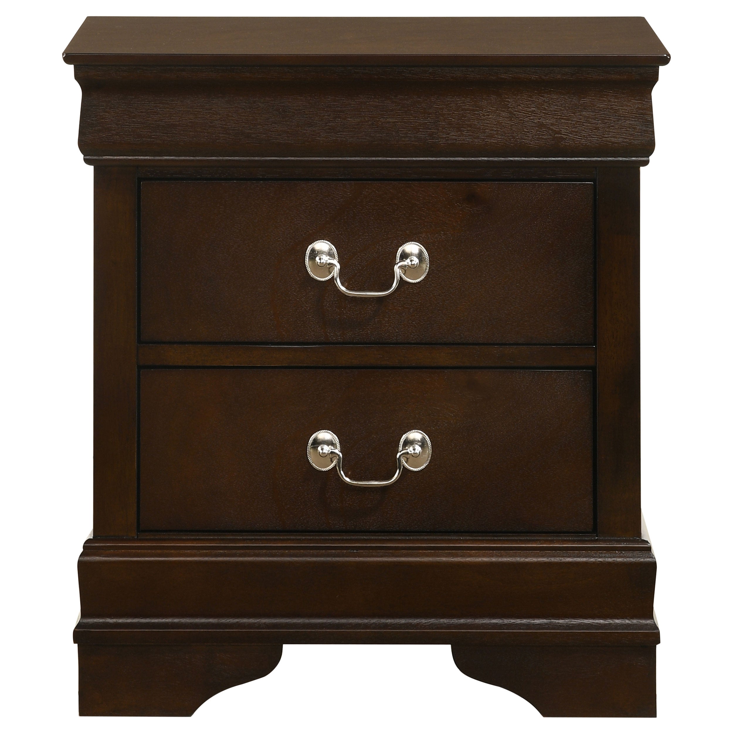 Louis Philippe 2-drawer Nightstand Cappuccino-CoasterEveryday