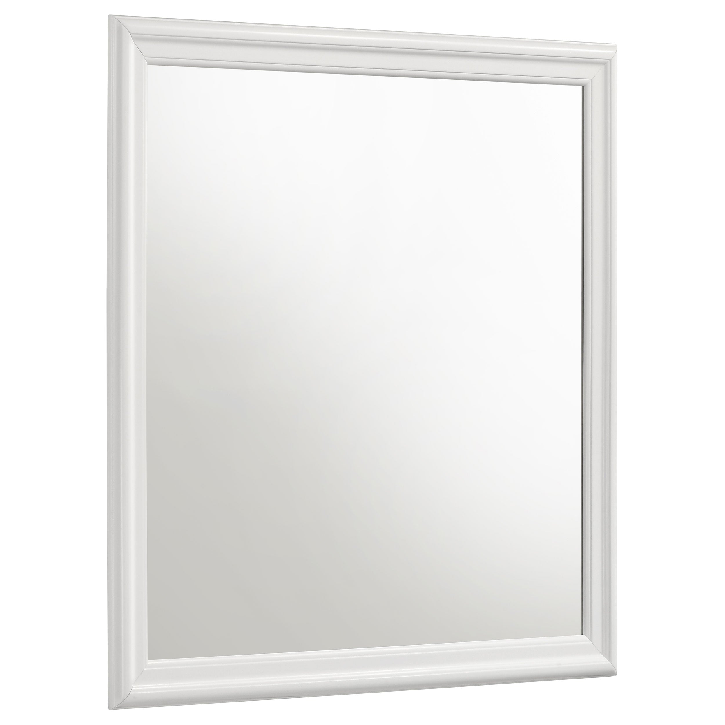 Louis Philippe Dresser Mirror White-
