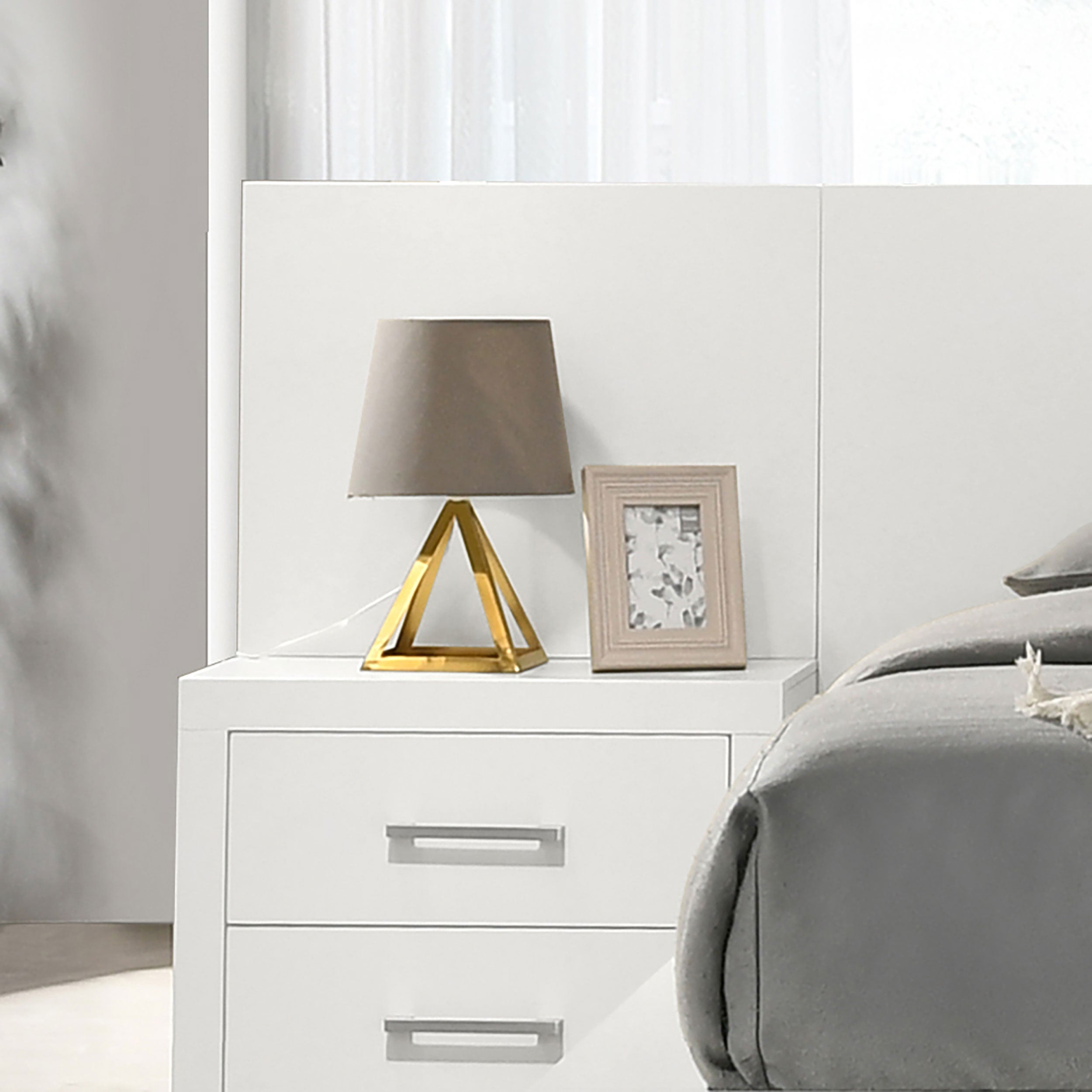 Jessica Wood Bed Panels Cream White-CoasterEssence