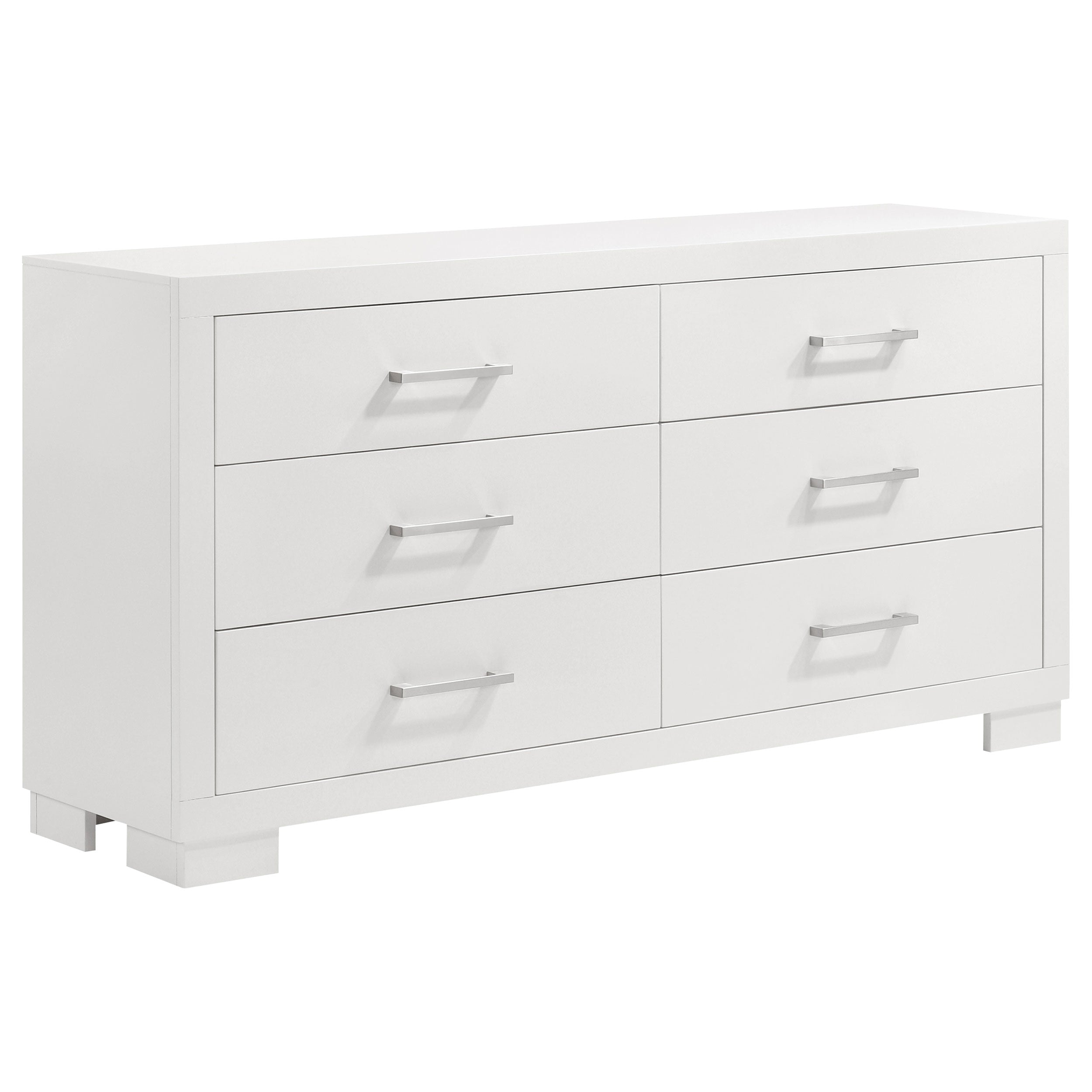 Jessica 6-drawer Dresser Snow White-CoasterEssence