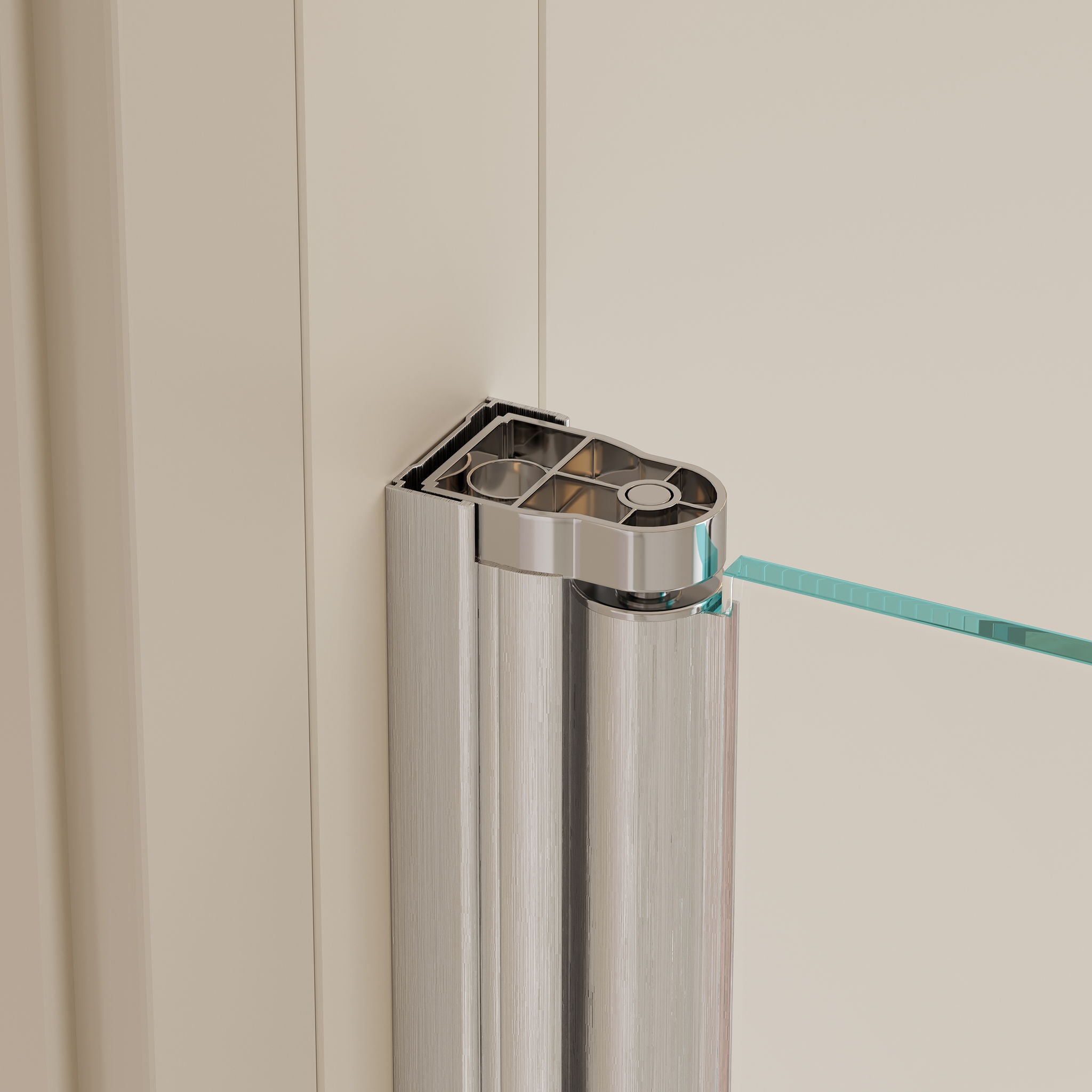 Bathtub Shower Door With 6mm Tempered Glass