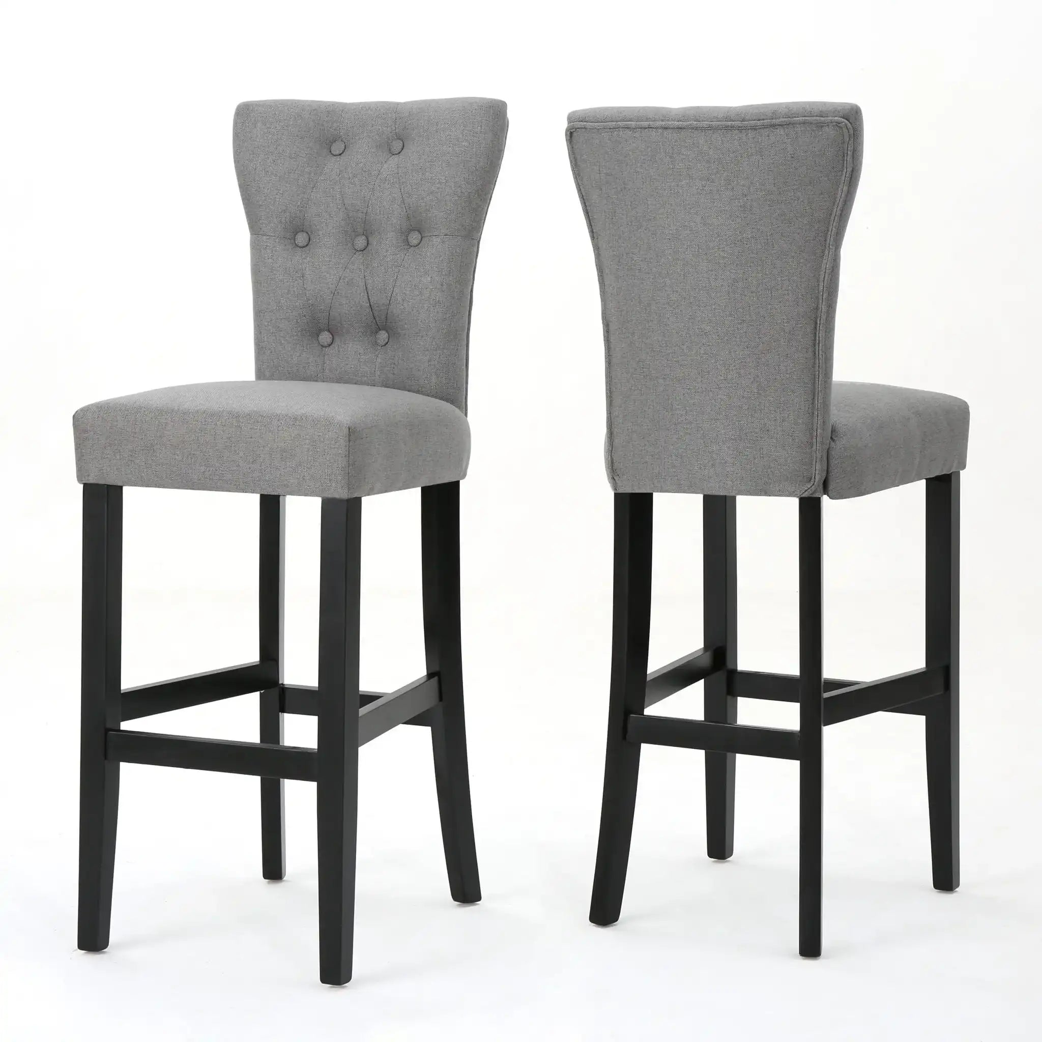 Elegant Barstool Set With Plush Cushioning