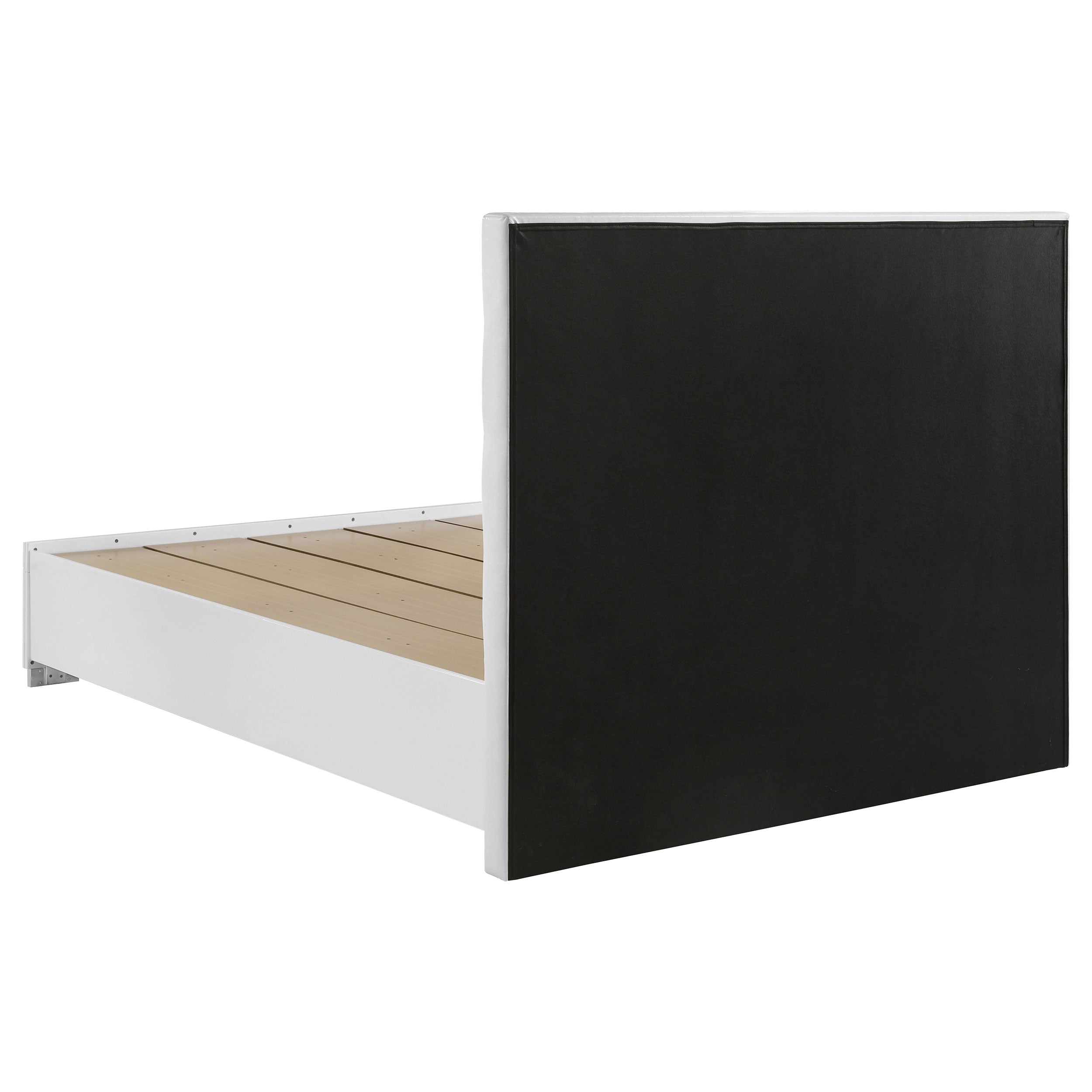 Felicity Queen Storage Bed White High Gloss-