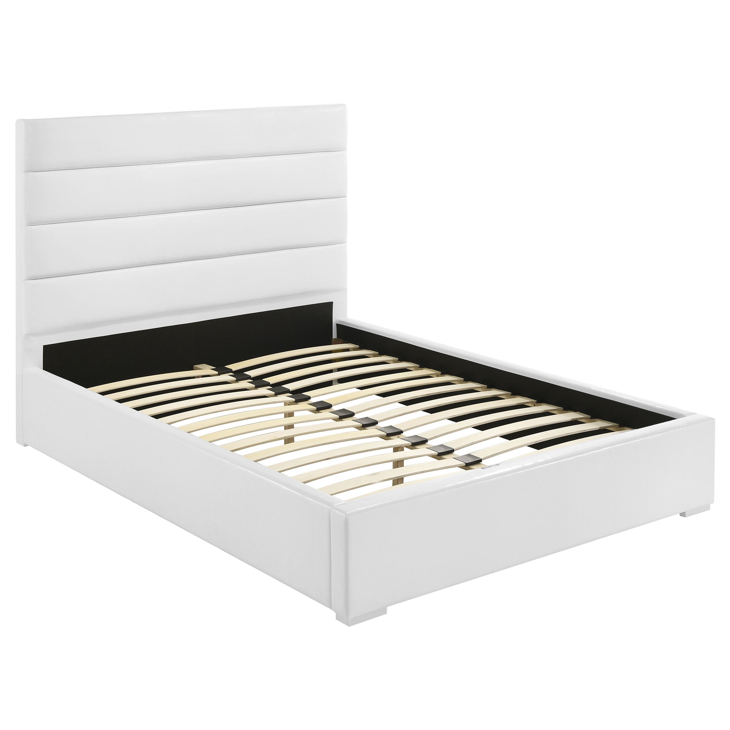 Felicity 53-inch Upholstered Full Platform Bed White-