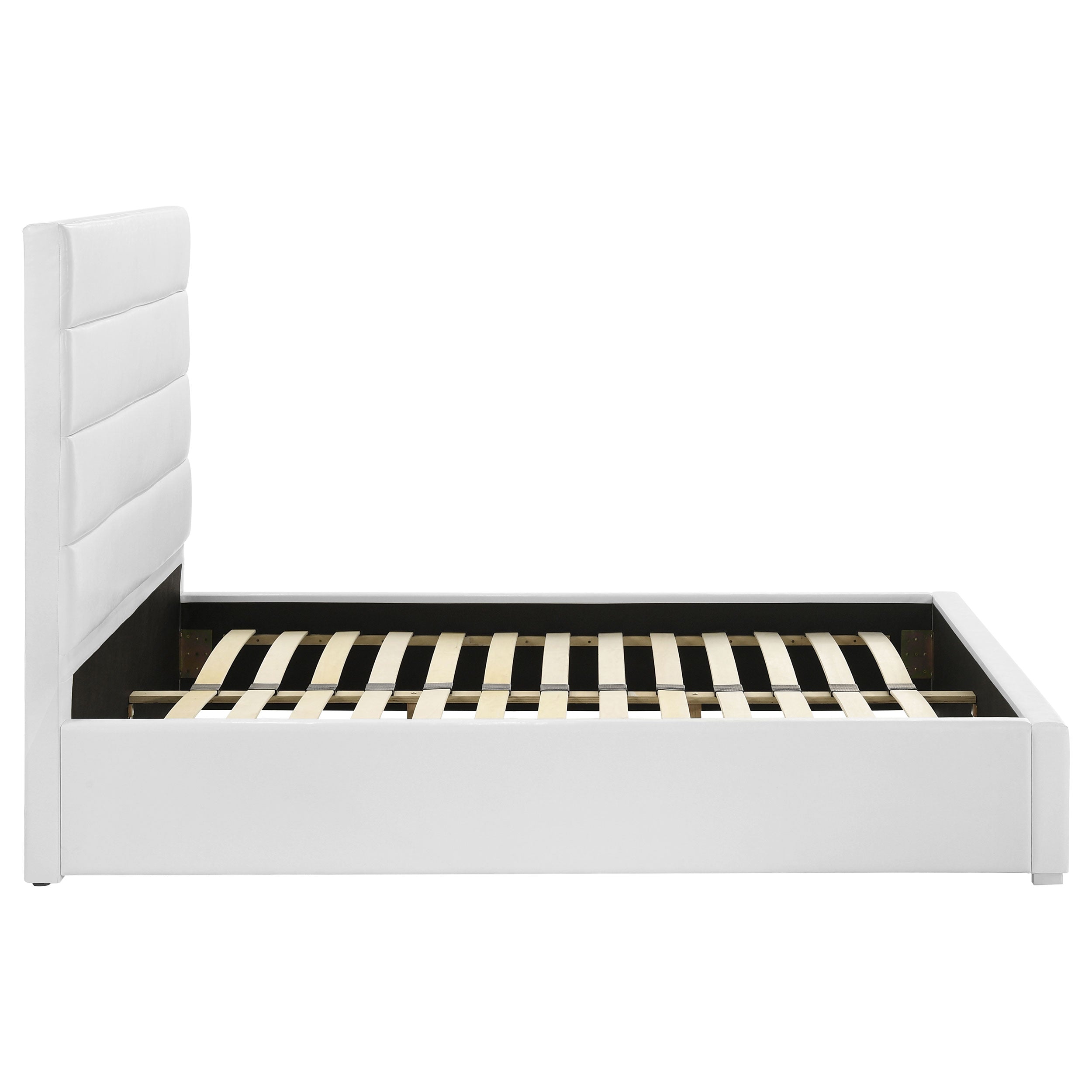Felicity 53-inch Upholstered Full Platform Bed White-