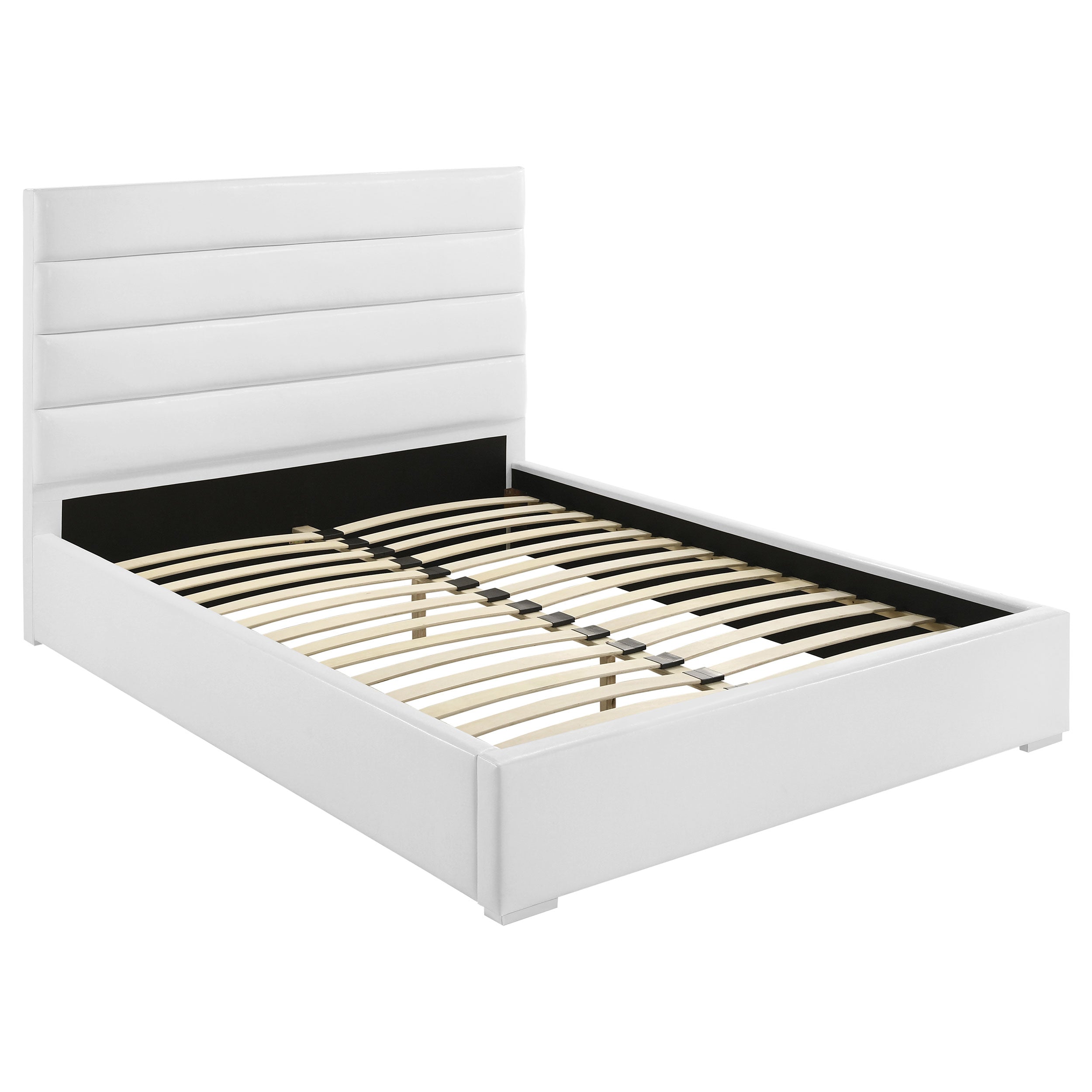 Felicity 53-inch Upholstered Queen Platform Bed White-