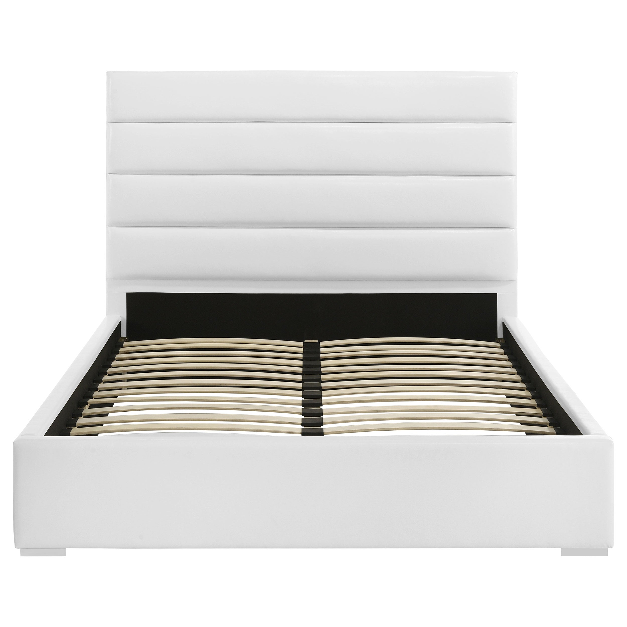 Felicity 53-inch Upholstered Queen Platform Bed White-