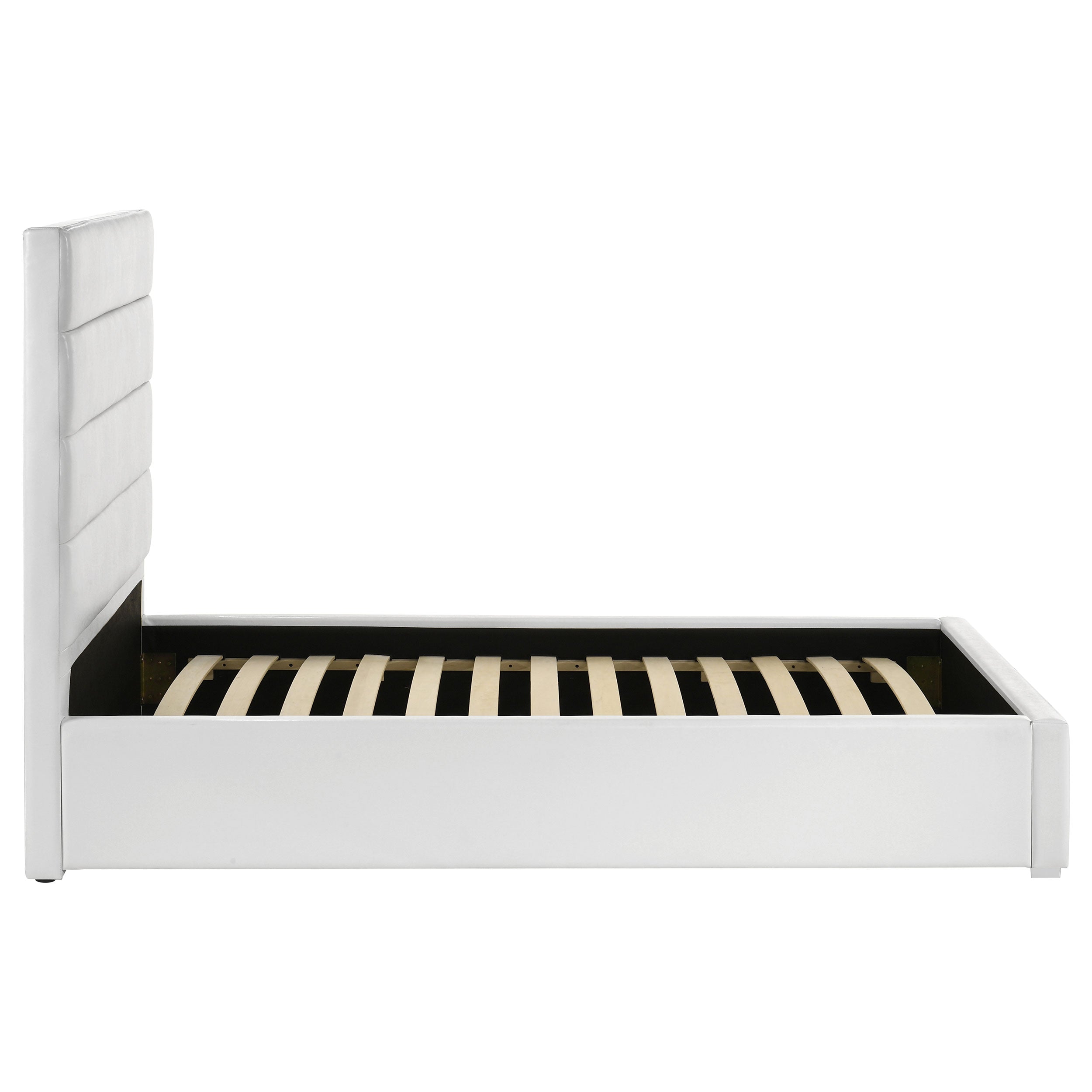 Felicity 53-inch Upholstered Twin Platform Bed White-