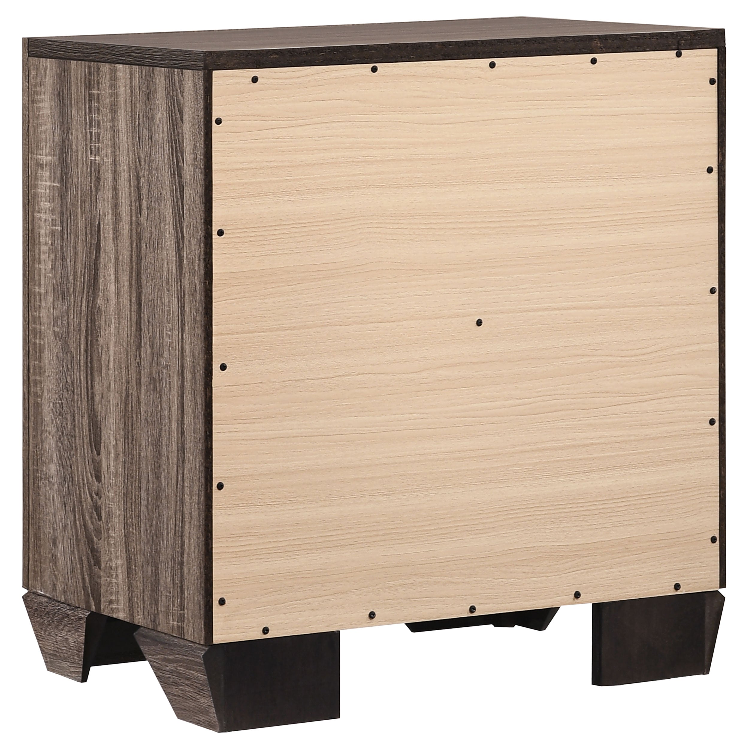 Kauffman 2-drawer Nightstand Washed Taupe-CoasterEveryday