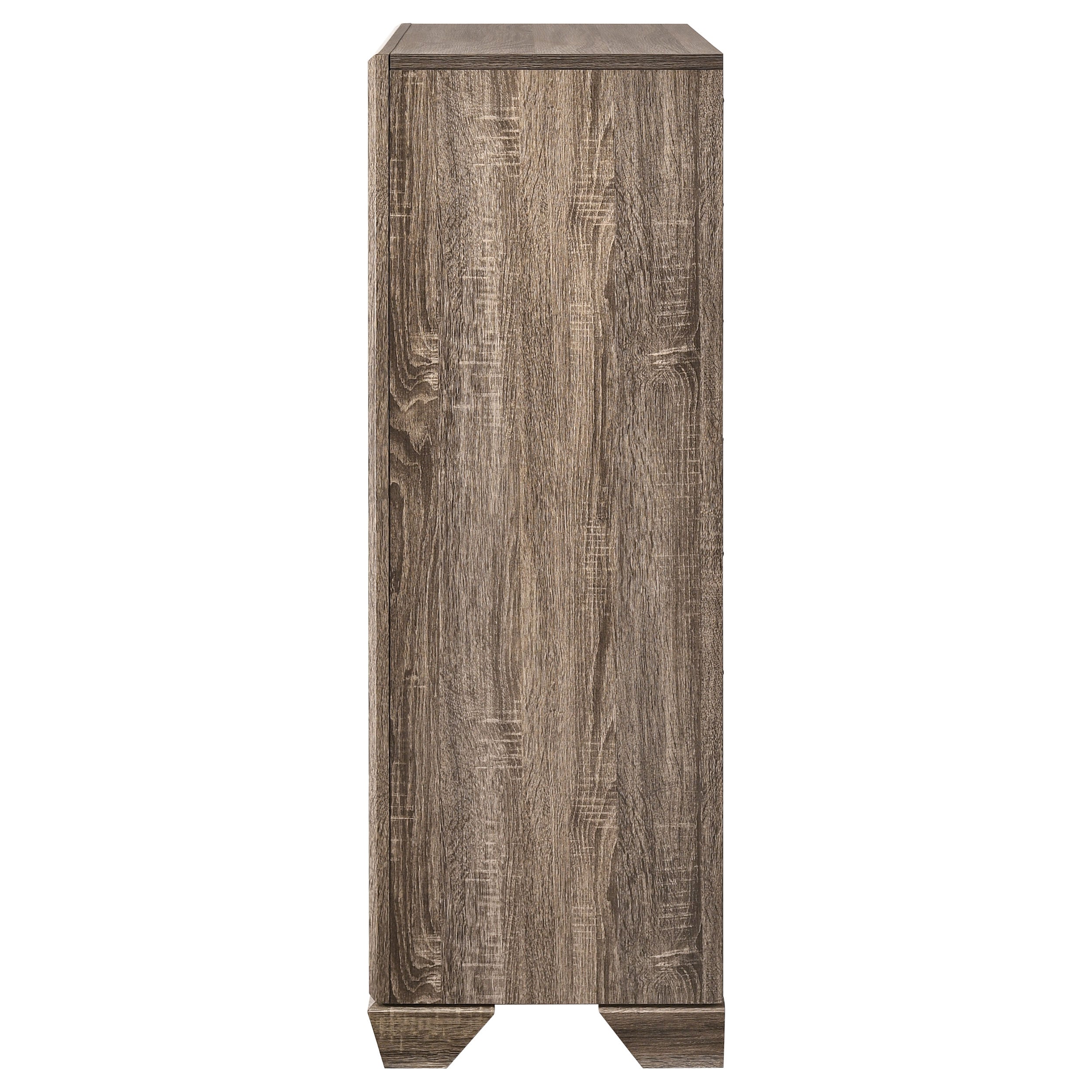 Kauffman 5-drawer Bedroom Chest Washed Taupe-CoasterEveryday